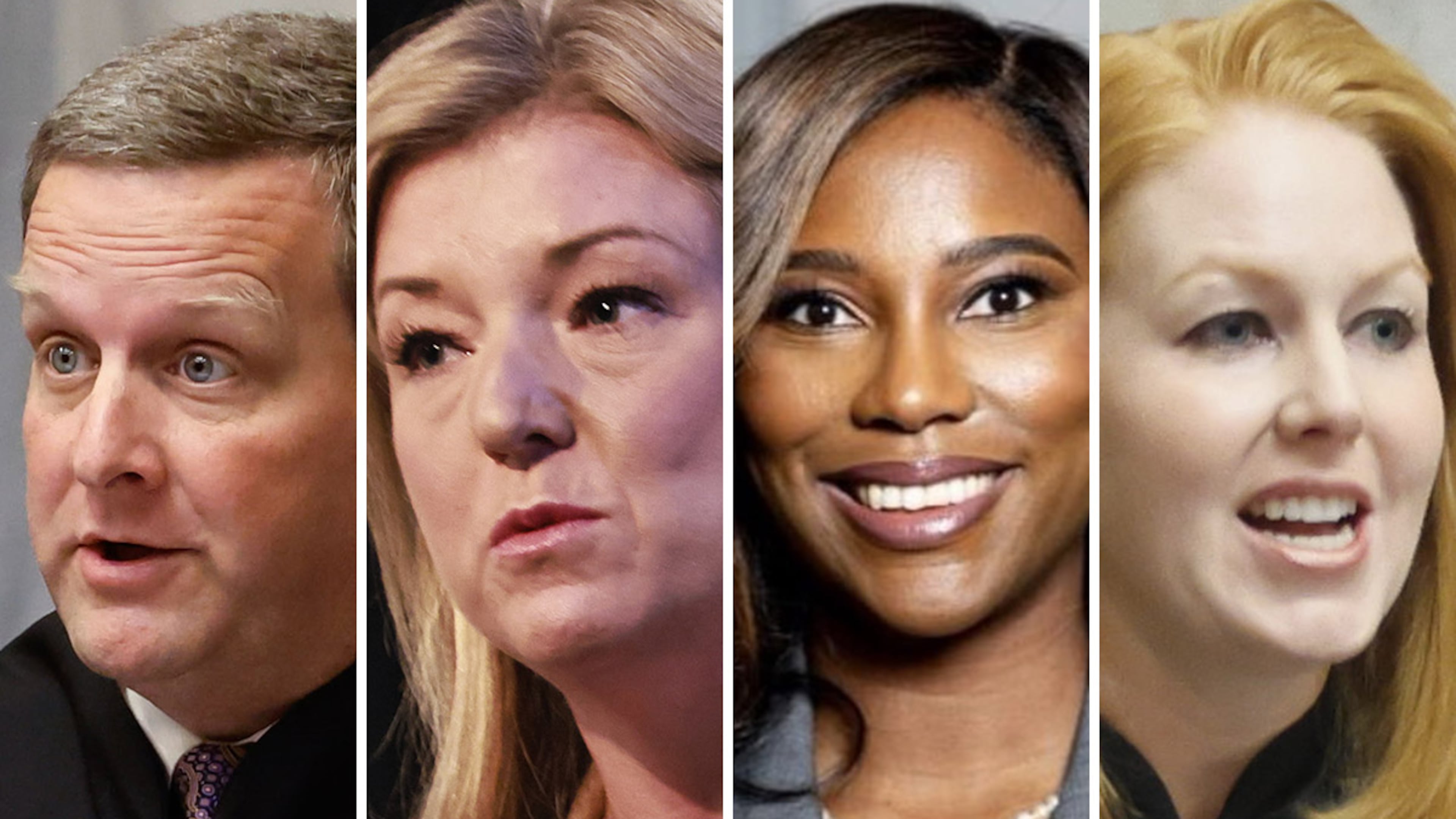 Charlie Bethel, Jen Jordan, Miracle Rankin and Sarah Warren. (AJC file photos)