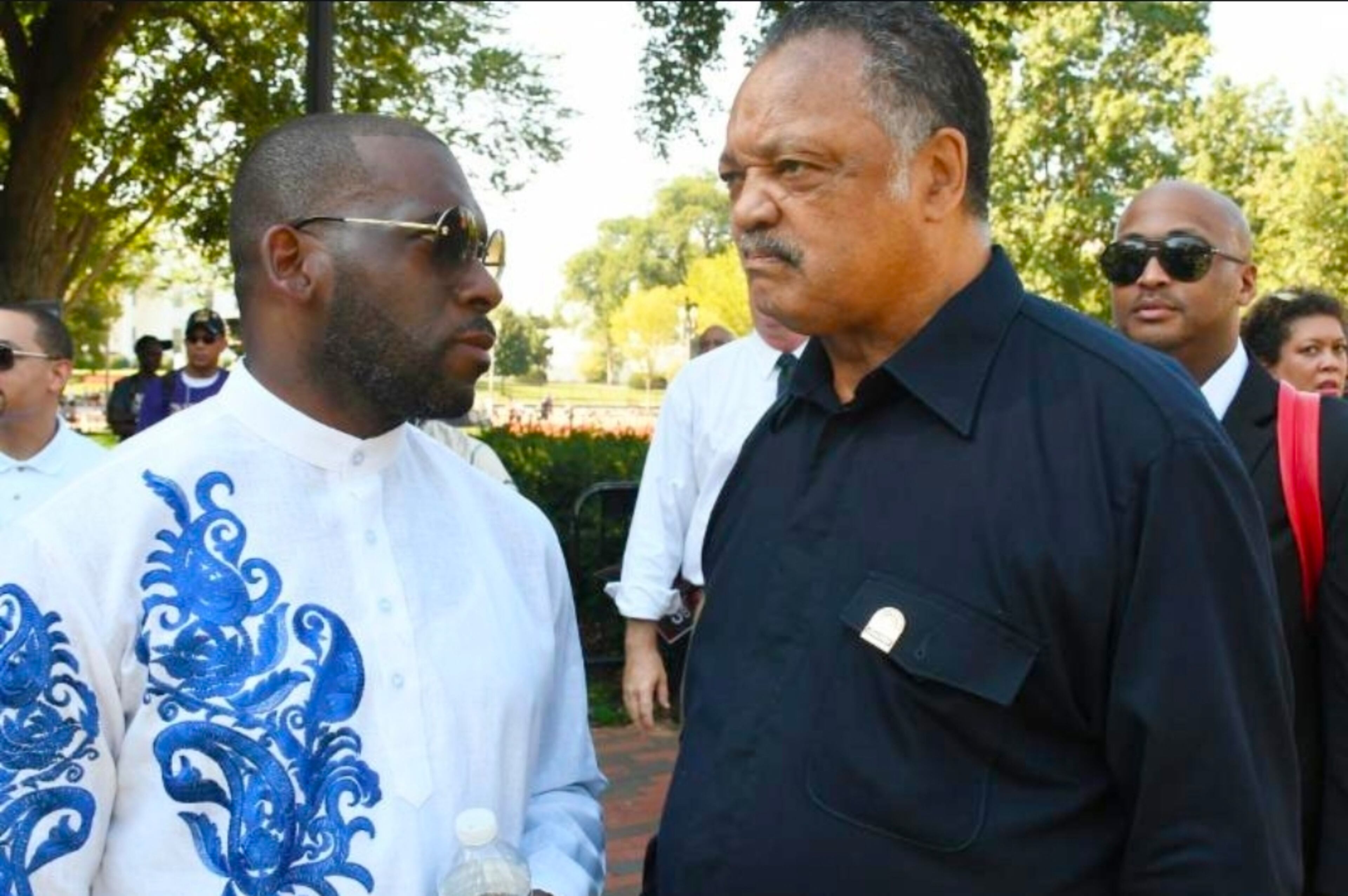 Jamal Bryant photos of Jesse Jackson