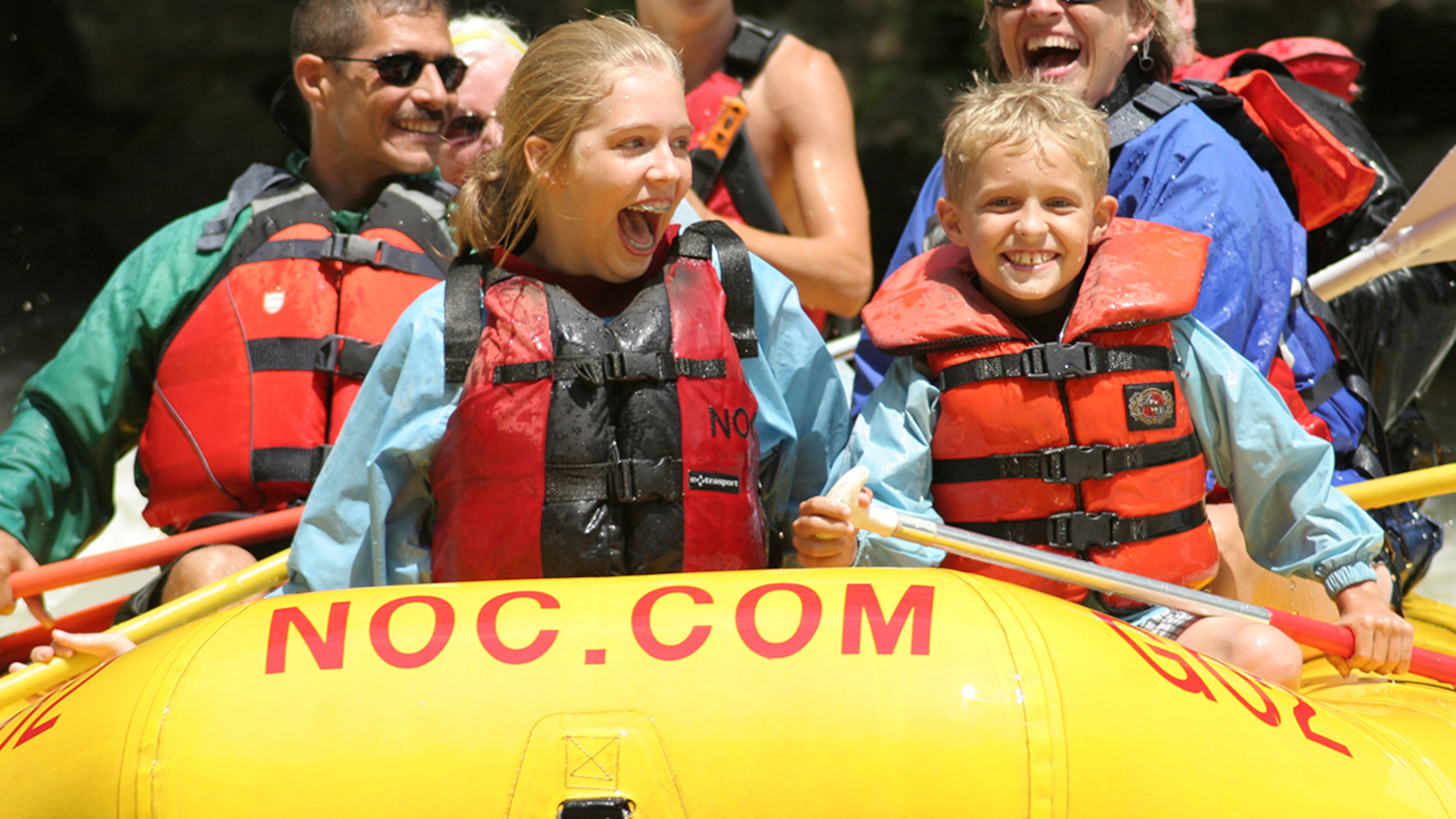 Nantahala offers rafting trips on eight rivers throughout the Southeast. Photo courtesy of Nantahala Outdoor Center I chose images from the Nantahala River to reflect that it is a trip for all ages to enjoy——a great introduction to whitewater. Its clear waters and forgiving waves have made the Nantahala one of the nation's favorite rivers.