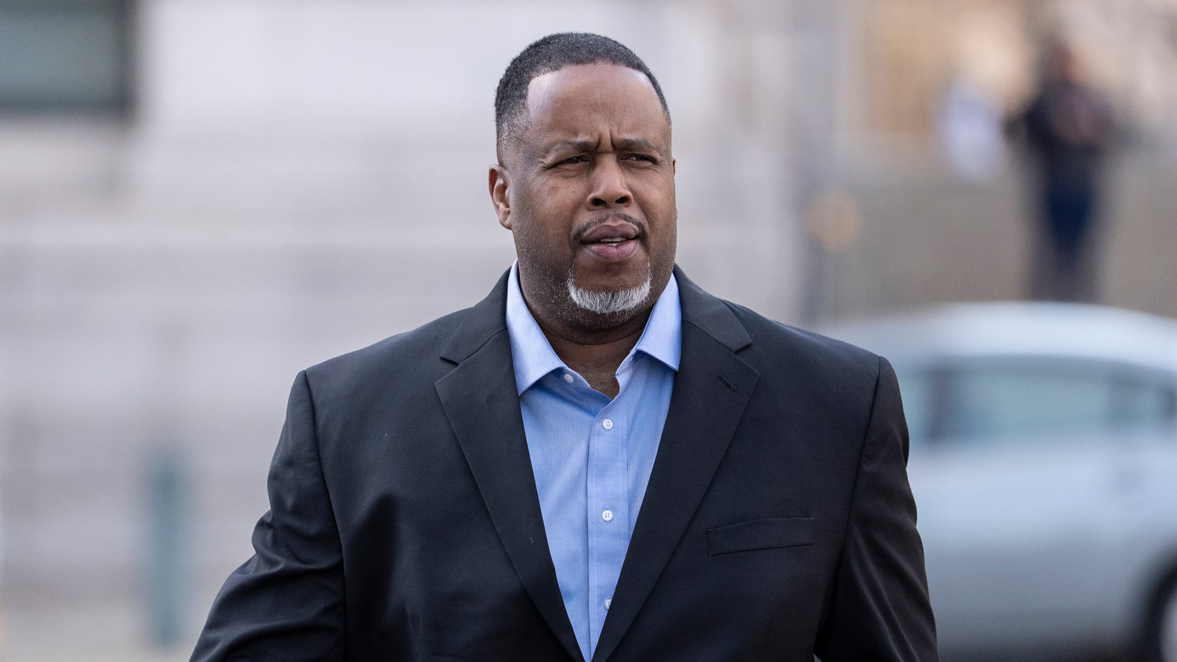 FILE - Former NBA basketball player and assistant coach Damon Jones arrives at Brooklyn federal court, Monday, Nov. 24, 2025, in New York. (AP Photo/Yuki Iwamura, File)
