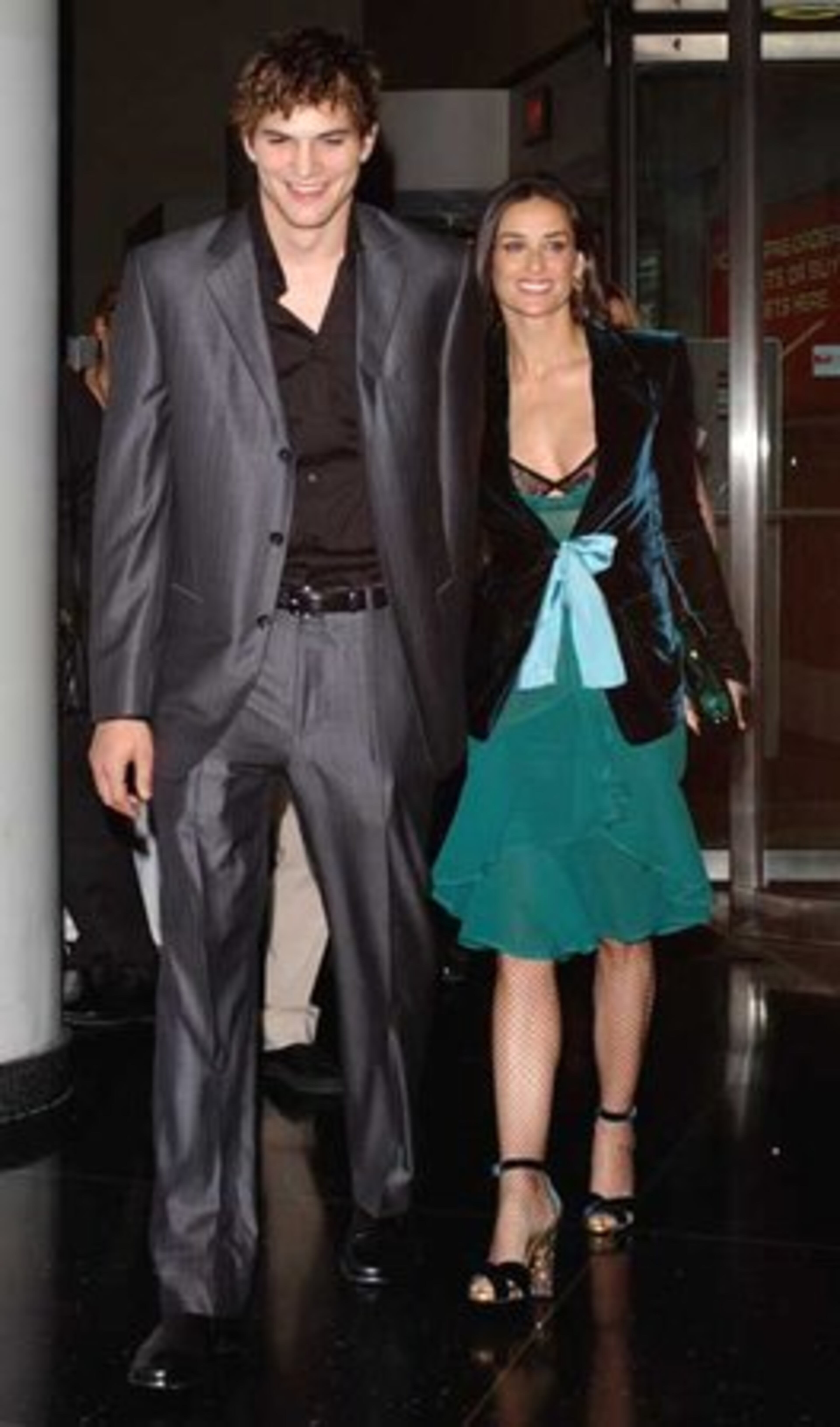 DEMI MOORE, 45: Married to actor Ashton Kutcher, 30, this hot mother of three doesn't seem to mind shattering the image of cougars...or soccer moms.