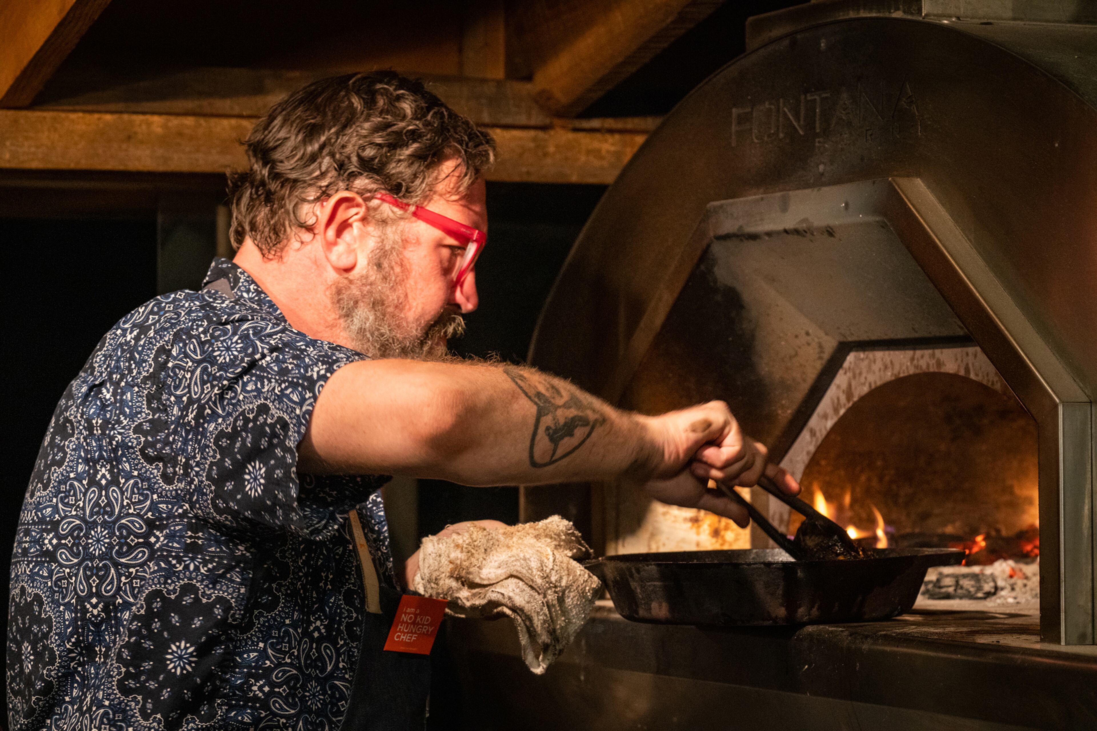 Chef Travis Milton creates Appalachian-inspired fare at Taste Wood-Fired Kitchen at Nicewonder Farm & Vineyards.
Courtesy of Kindler Studios