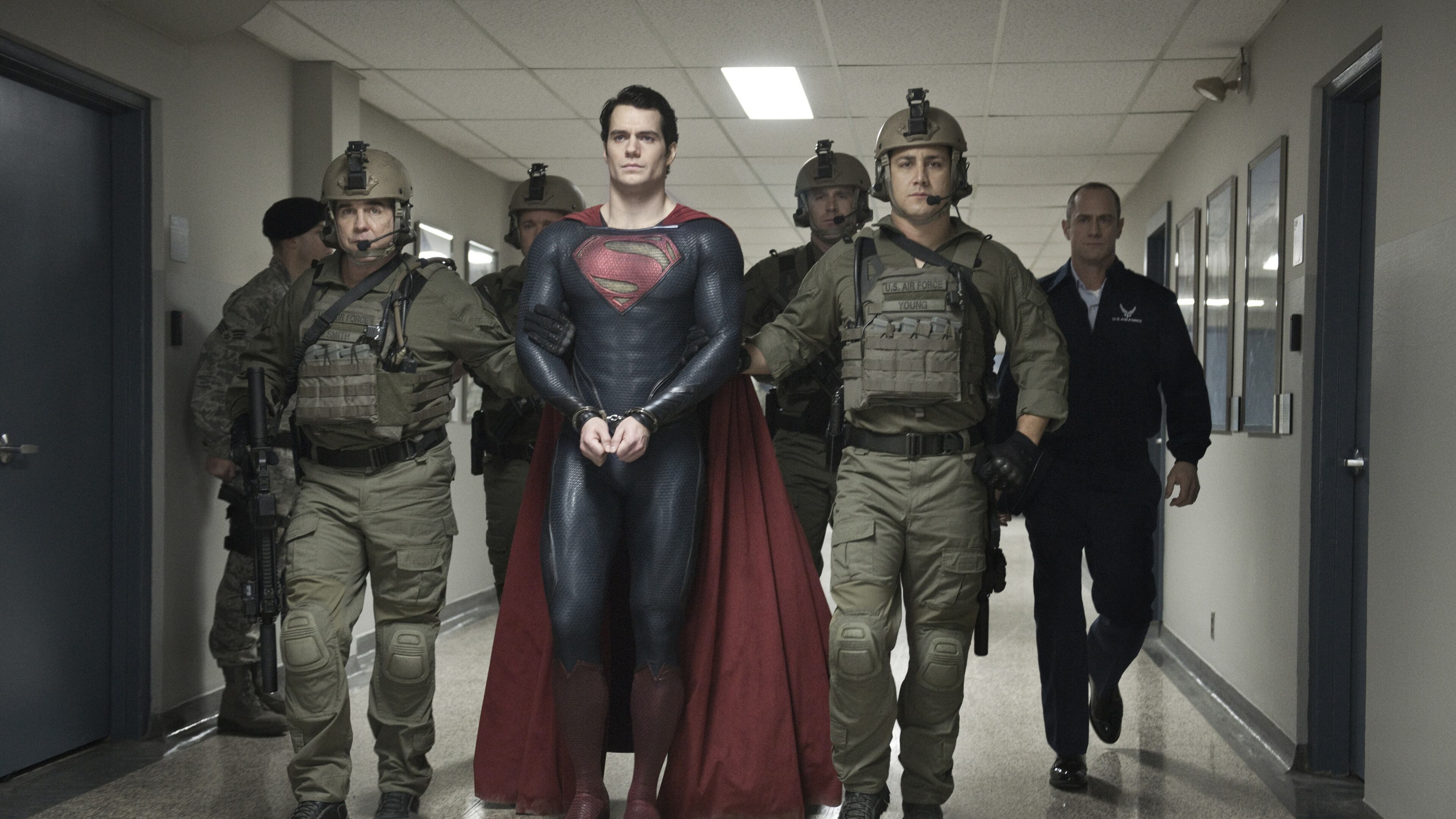 This film publicity image released by Warner Bros. Pictures shows Henry Cavill as Superman in "Man of Steel." (AP Photo/Warner Bros. Pictures, Clay Enos)