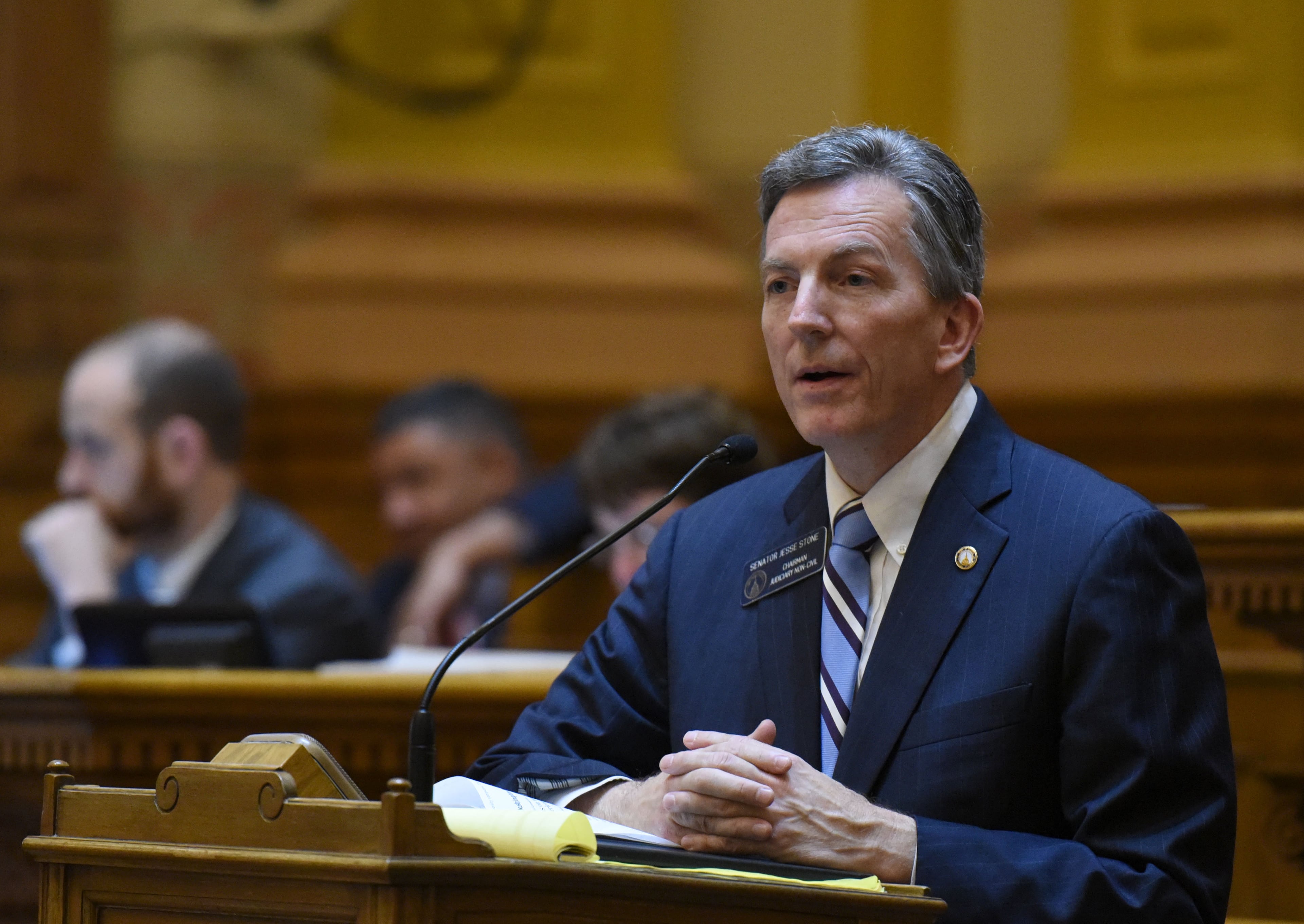 State Sen. Jesse Stone, R-Waynesboro, in a 2016 AJC file photo.