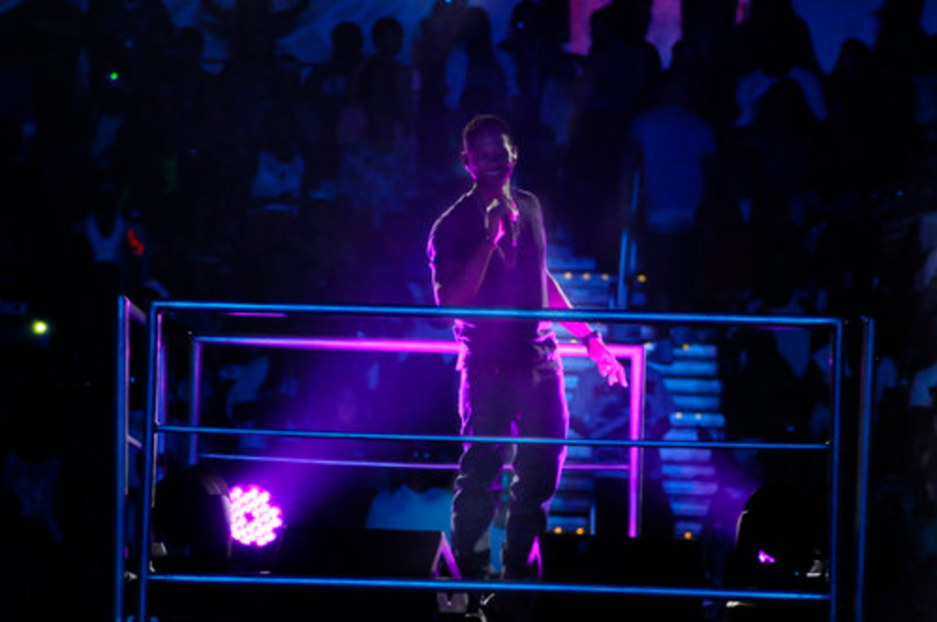 Usher was a surprise guest, performing "Climax" with T.I.