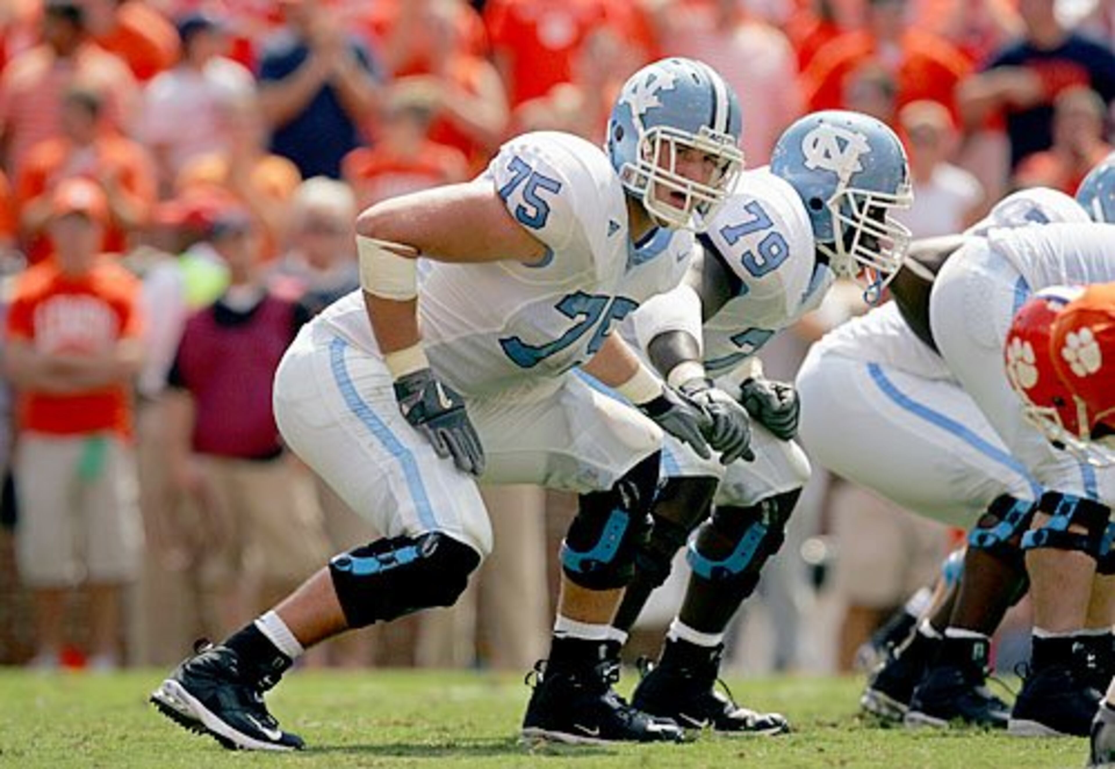 Garrett Reynolds, an offensive tackle from North Carolina, was picked in the fifth round (156th overall) by Atlanta. A Second Team All-ACC selection, Reynolds started the last 26 games of his college career at right tackle.