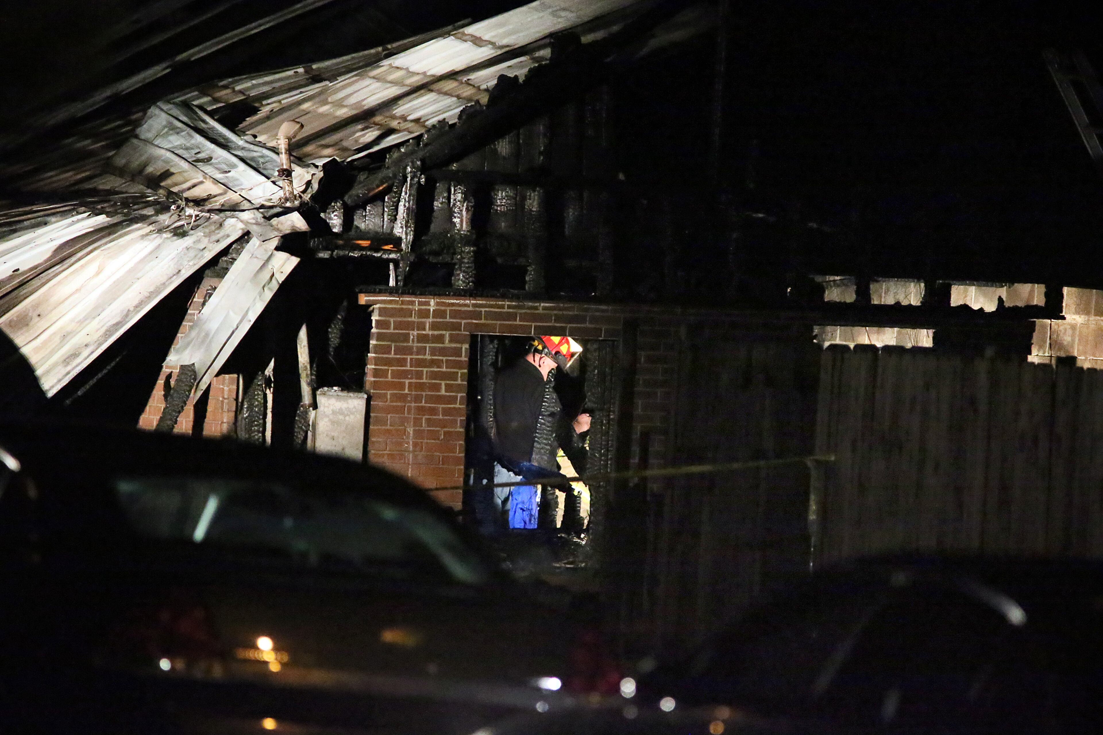 One person is dead following a fire late Sunday night at a home in Lilburn. When Gwinnett County fire fighters arrived on scene, neighbors and police reported that an occupant was possibly still inside the burning home, Gwinnett County fire Capt. Tommy Rutledge said. Despite several challenges, fire fighters had the blaze under control in about 30 minutes.