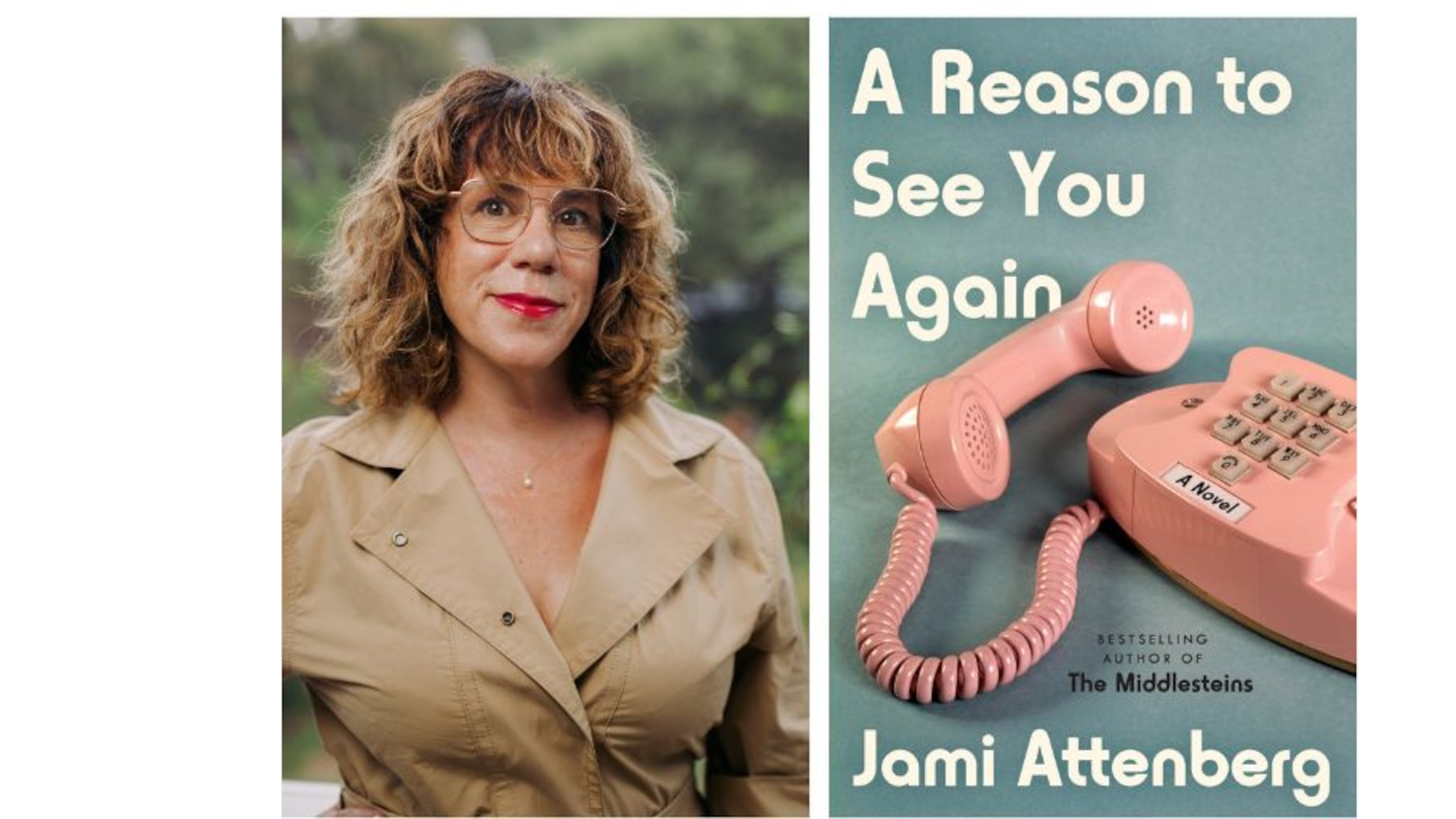 Jami Attenberg is the author of "A Reason to See You Again"
Courtesy of Bryan Tarnowski