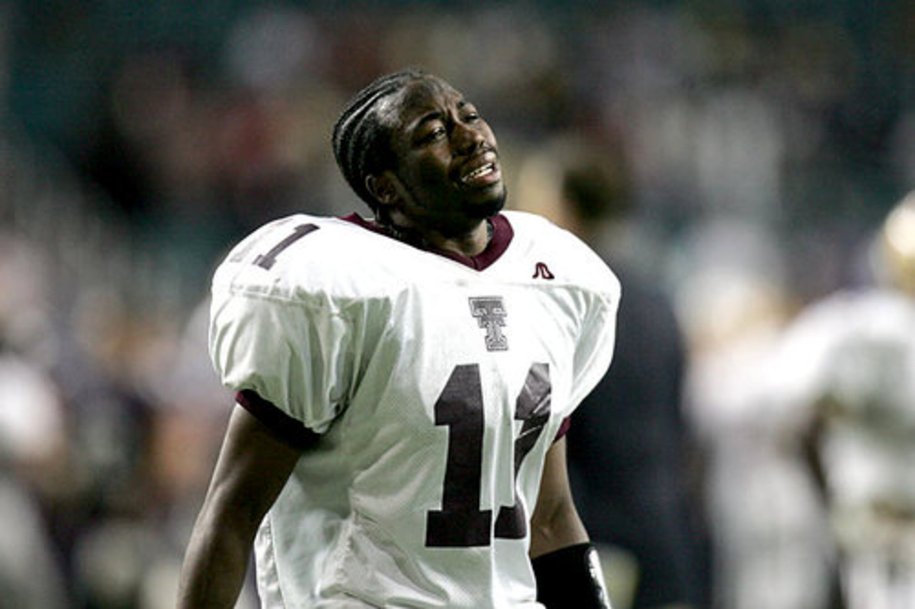 Tucker QB Chris Simpson can't hold back some tears as he leaves the field following the Tigers' 31-28 loss to Northside. Tucker lead by 21 points at the half.
