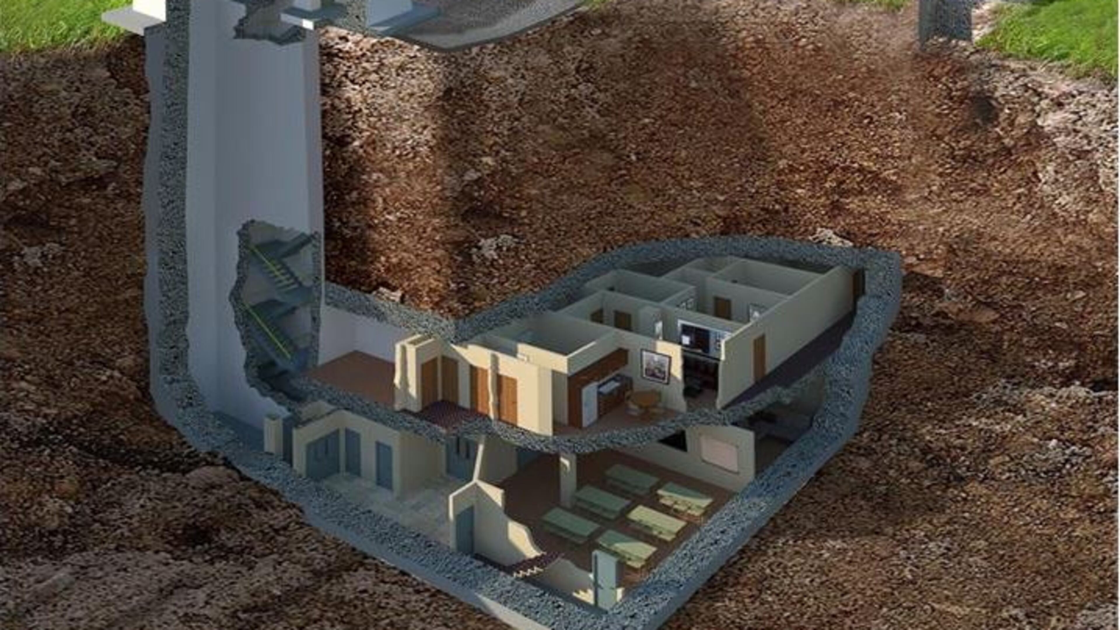 The hardened bunker, known as The Facility, is listed by Sister Hood at Harry Norman Realtors’ Buckhead office.