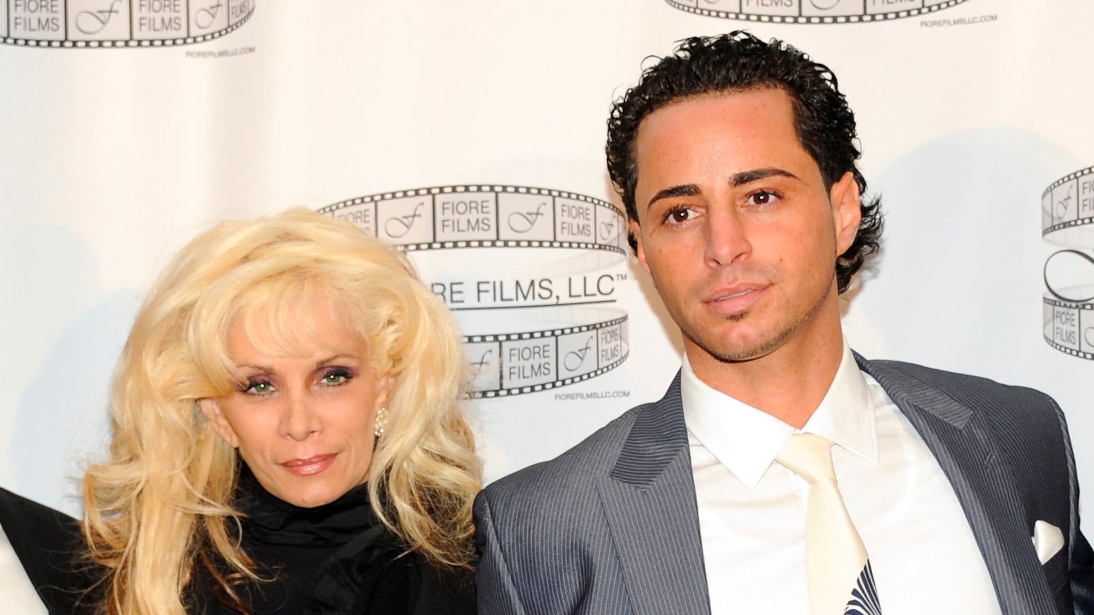 FILE - Victoria Gotti and her son, Carmine Agnello attend a news conference for the film "Gotti: Three Generations," on April 12, 2011, in New York. (AP Photo/Evan Agostini, File)