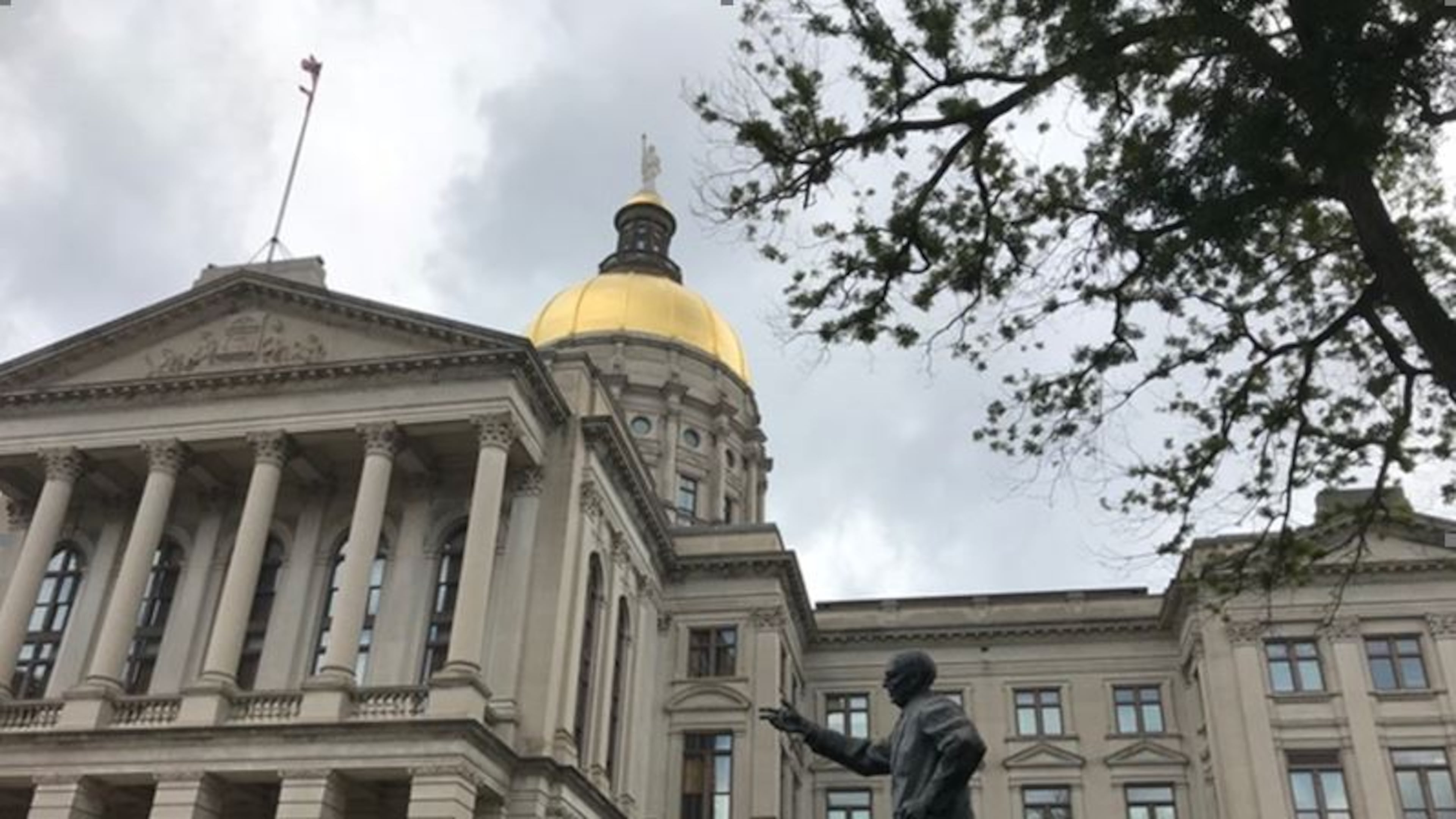 A statue of former Governor and U.S. Sen. Richard B. Russell outside of the Georgia Capitol. James Salzer/AJC