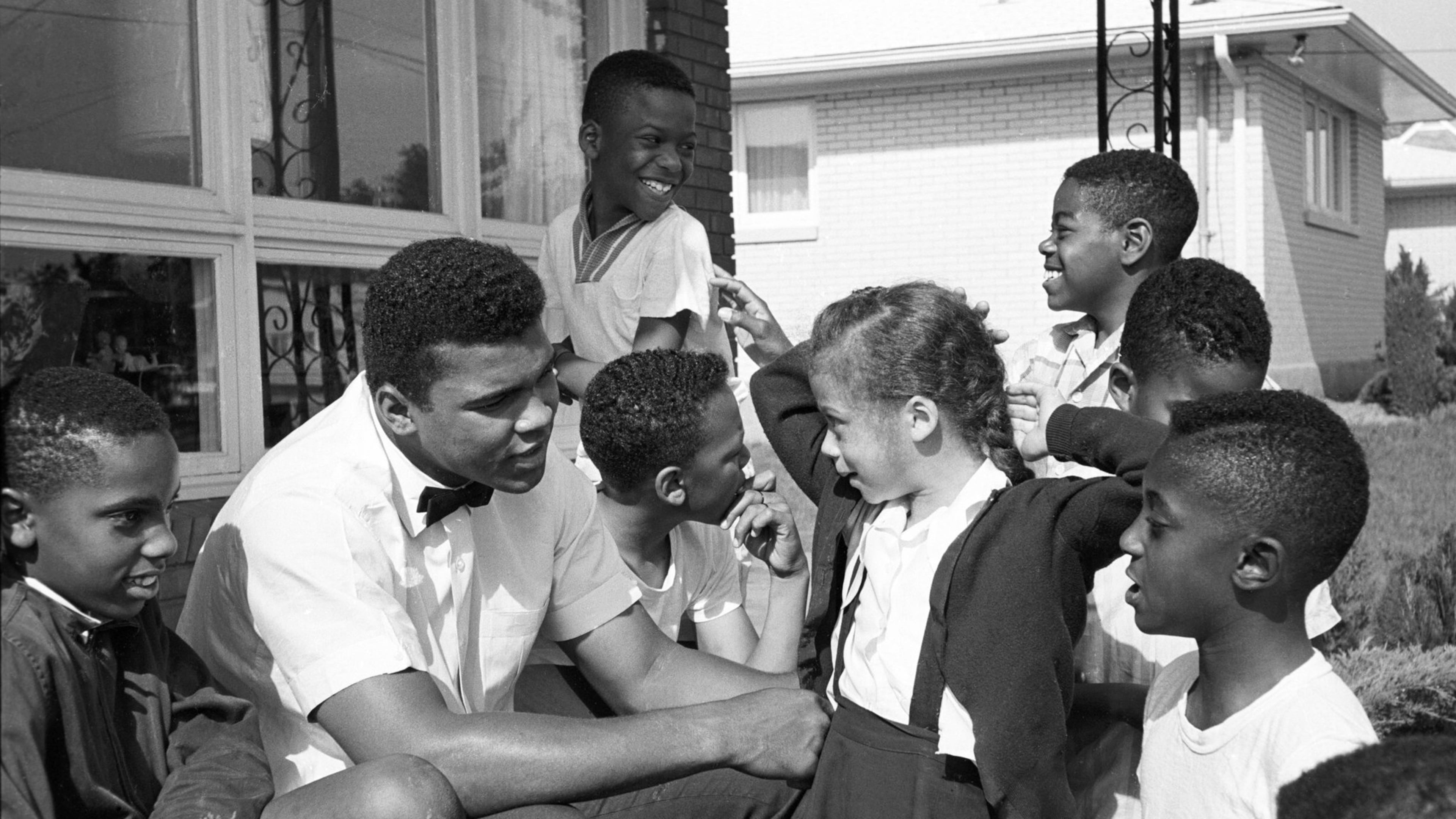 "Ali With Lonnie, Muhammad Ali (Cassius Clay) and Yolanda Williams, Kentucky," (1963) captures a young Cassius Clay and his future wife Lonnie at age 6.
Courtesy of Jackson Fine Art