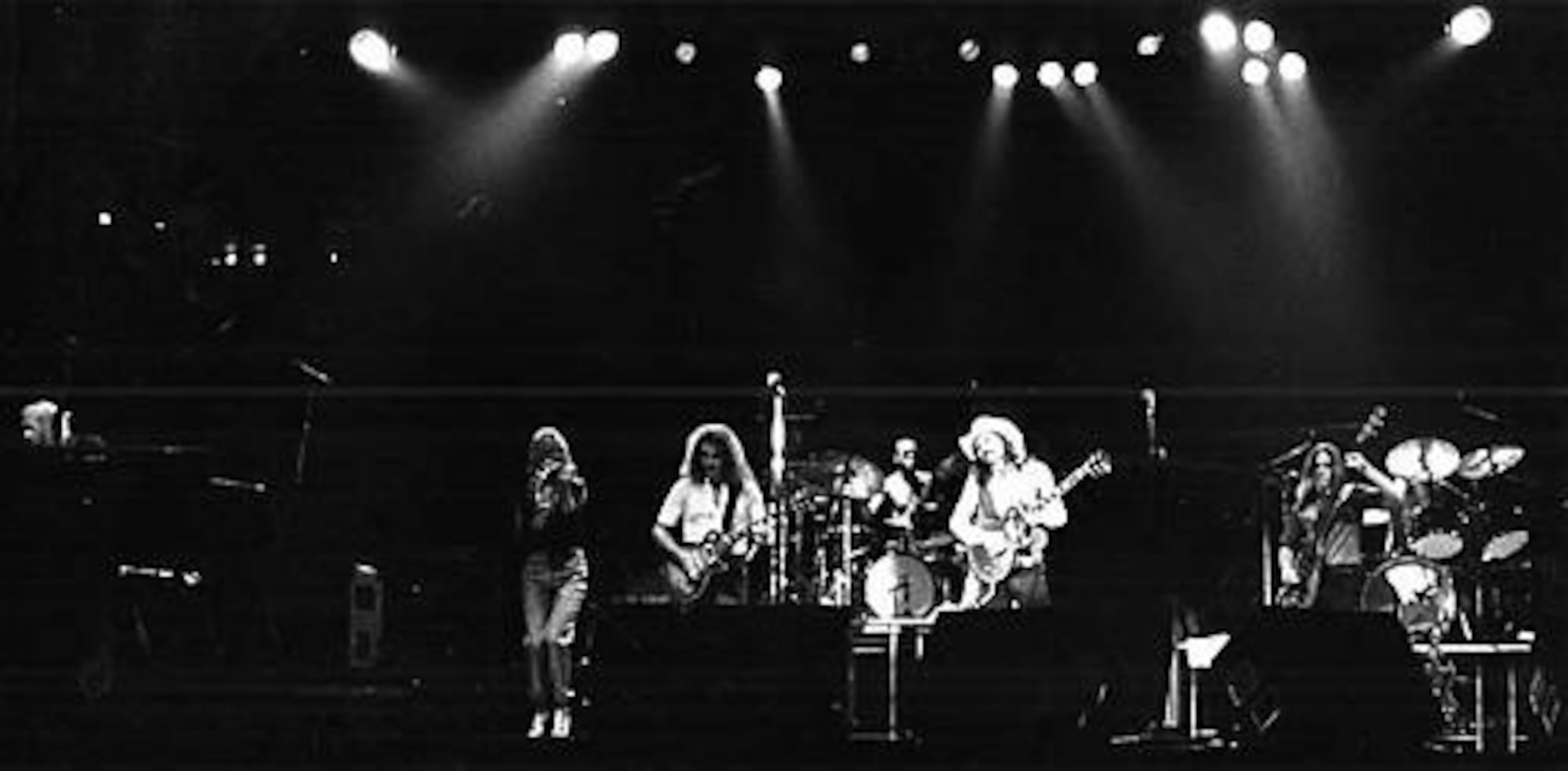 Allman Brothers Band at a concert in 1979.