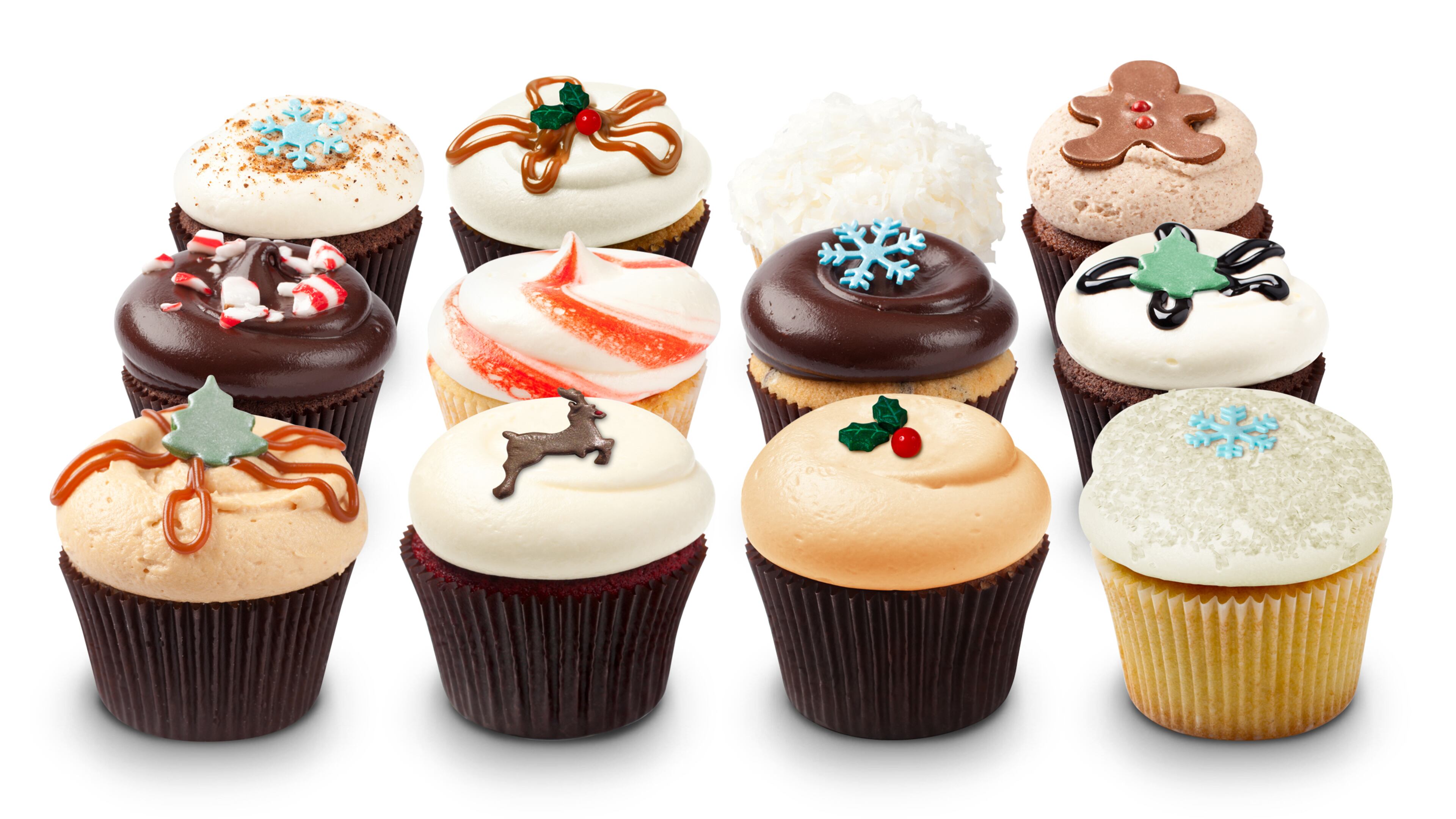 Keep it local and pick up a half dozen Christmas-themed cupcakes for family, friends or neighbors at Georgetown Cupcake.
Photo credit: Georgetown Cupcake