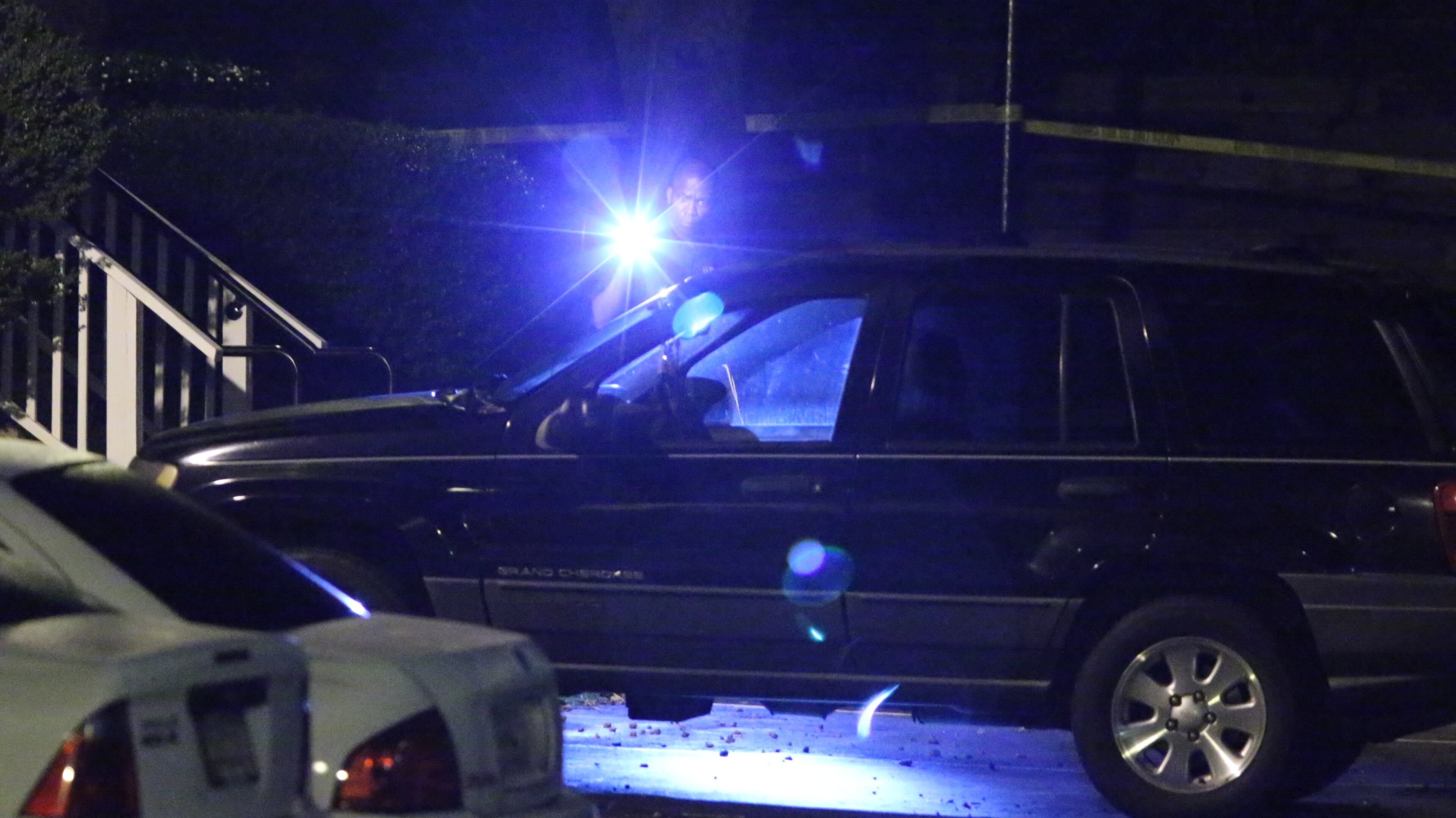 ”An altercation took place between these unwanted guests and some of the party members and several shots were fired,” Baldwin said. “Right now, we’re not sure if there actually was an exchange of gunfire, or if all the gunfire happened from these unwanted guests toward the partygoers.” JOHN SPINK/JSPINK@AJC.COM