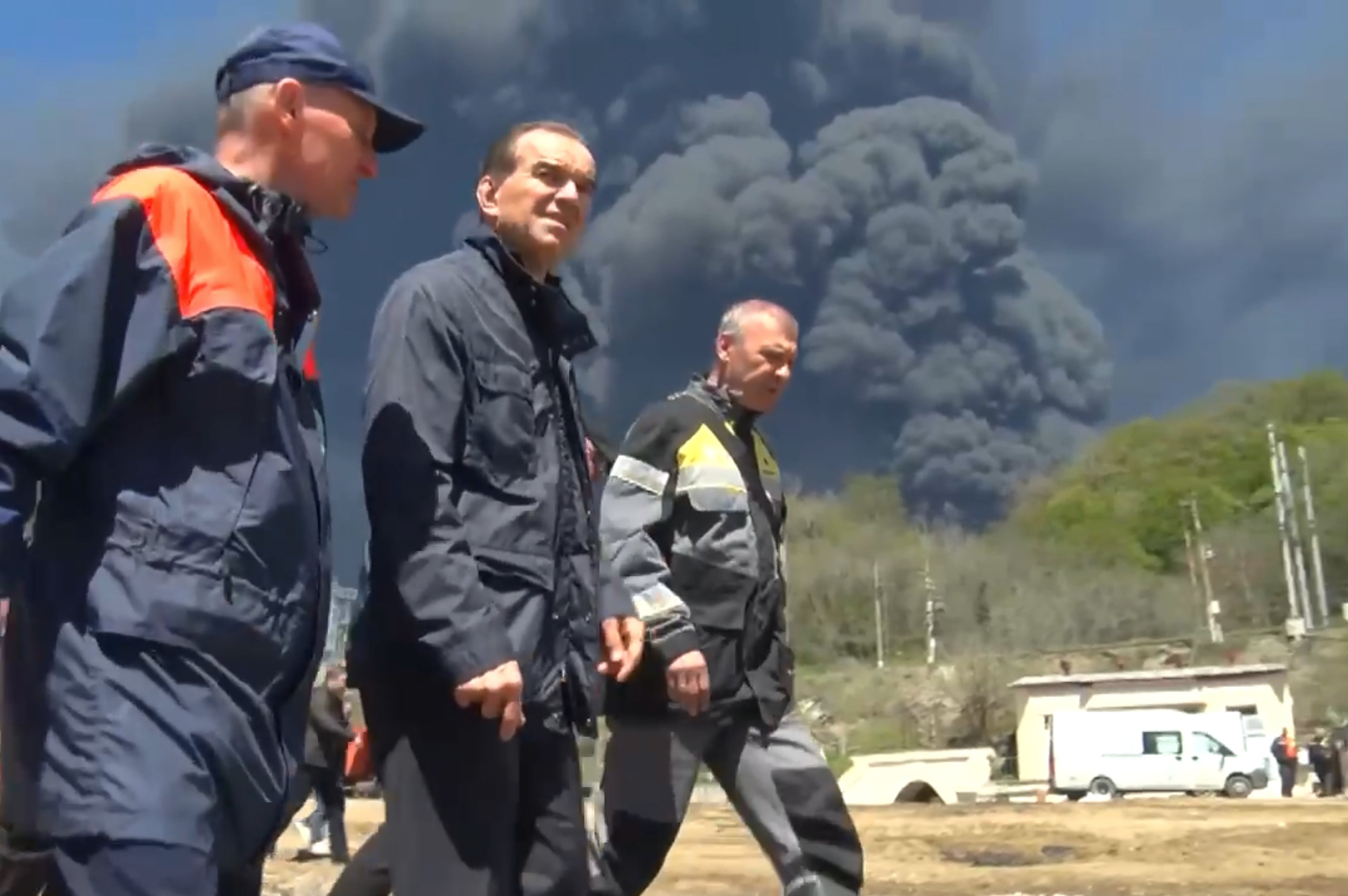 Russia Ukraine Oil Attacks