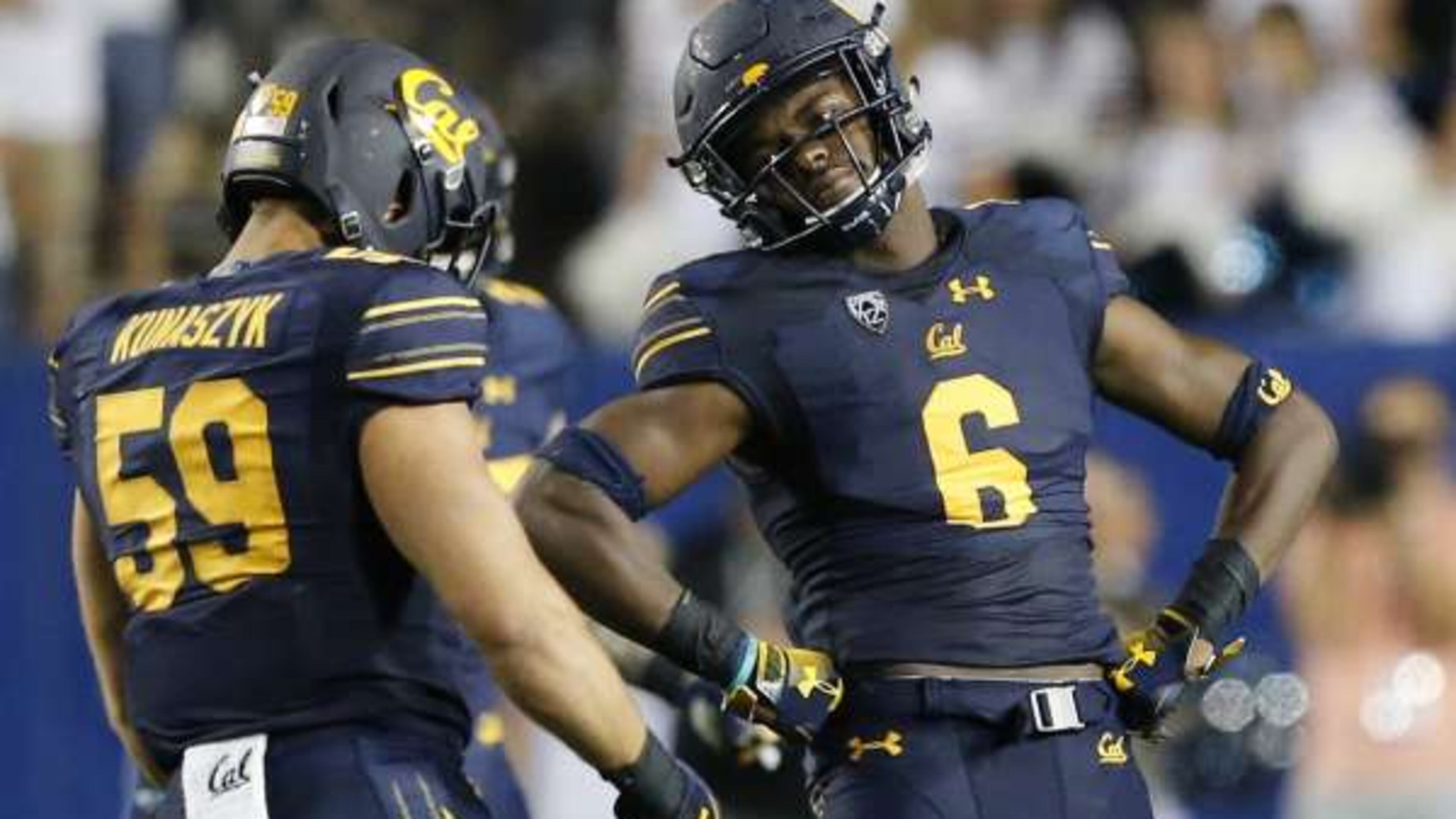 California safety Jaylinn Hawkins was elated to get a call from the Falcons in the fourth round.