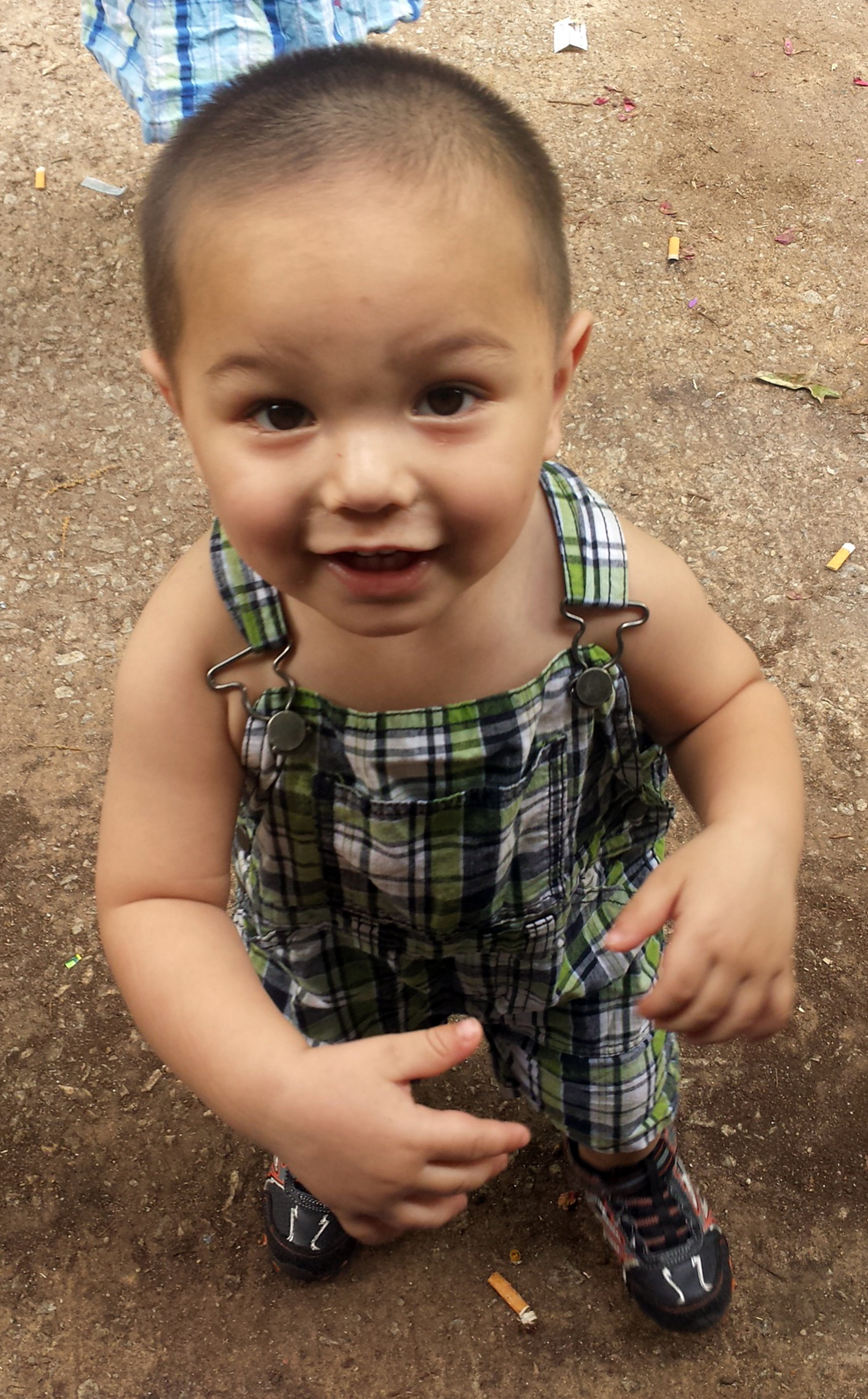 “Bou Bou” Phonesavanh, who turns 2 years old in October, was critically injured while asleep at a relative’s home early Wednesday. (Family photo)