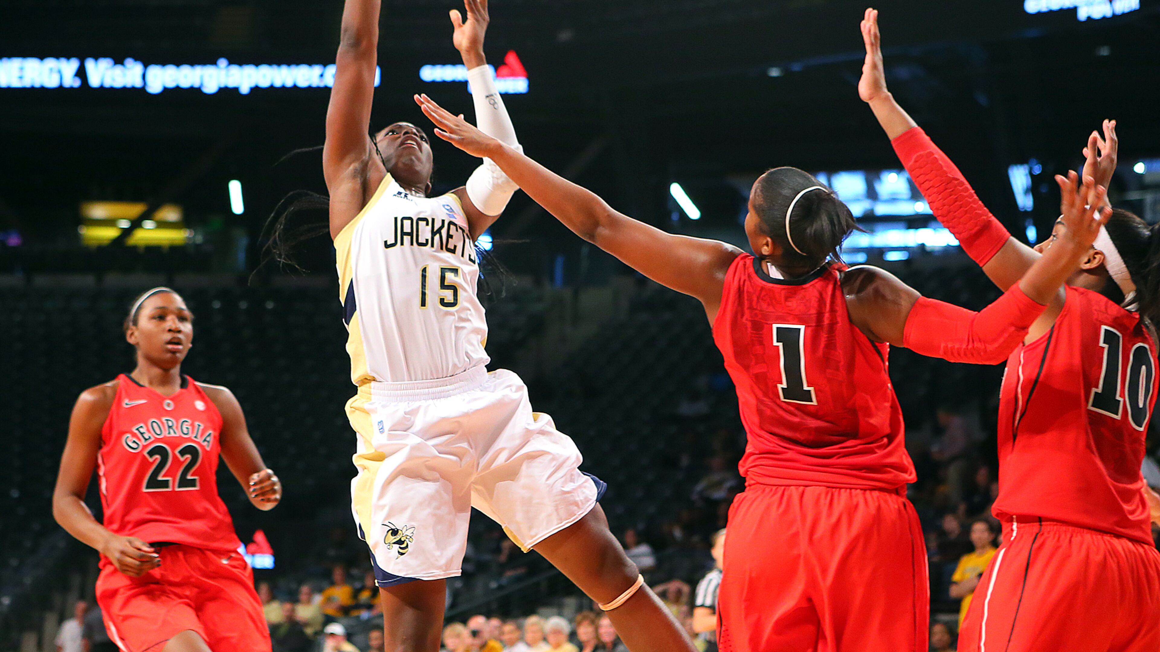 Georgia Tech guard Tyaunna Marshall has averaged 17.9 points per game.