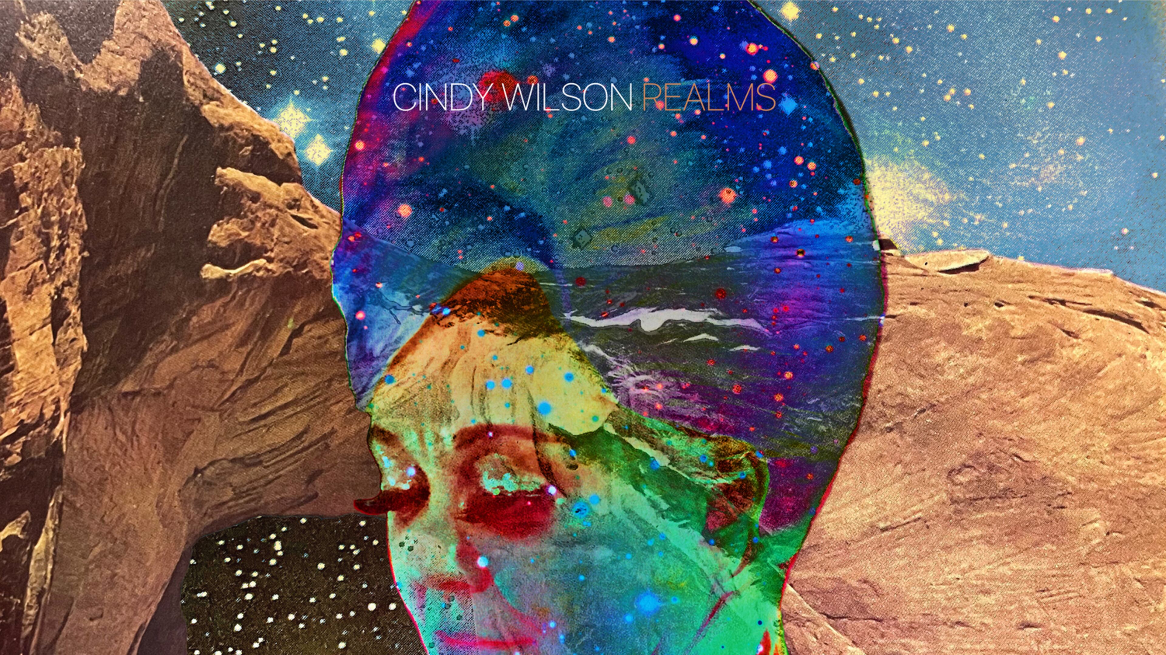 The album cover for "Realms" includes a college of Cindy Wilson. Photo: Courtesy of Kill Rock Stars