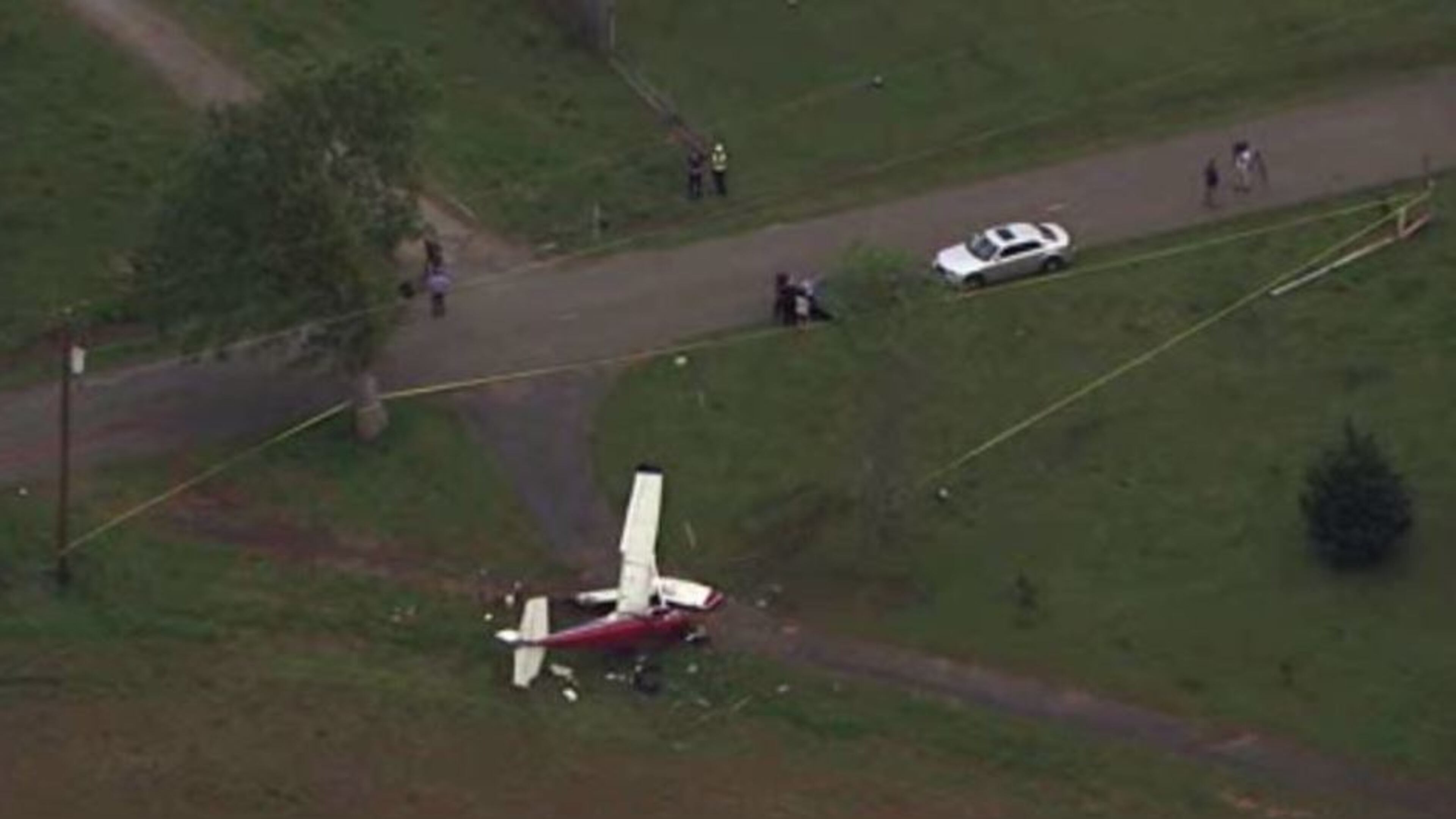Two people were injured in a Bartow County plane crash last week. (Credit: Channel 2 Action News)