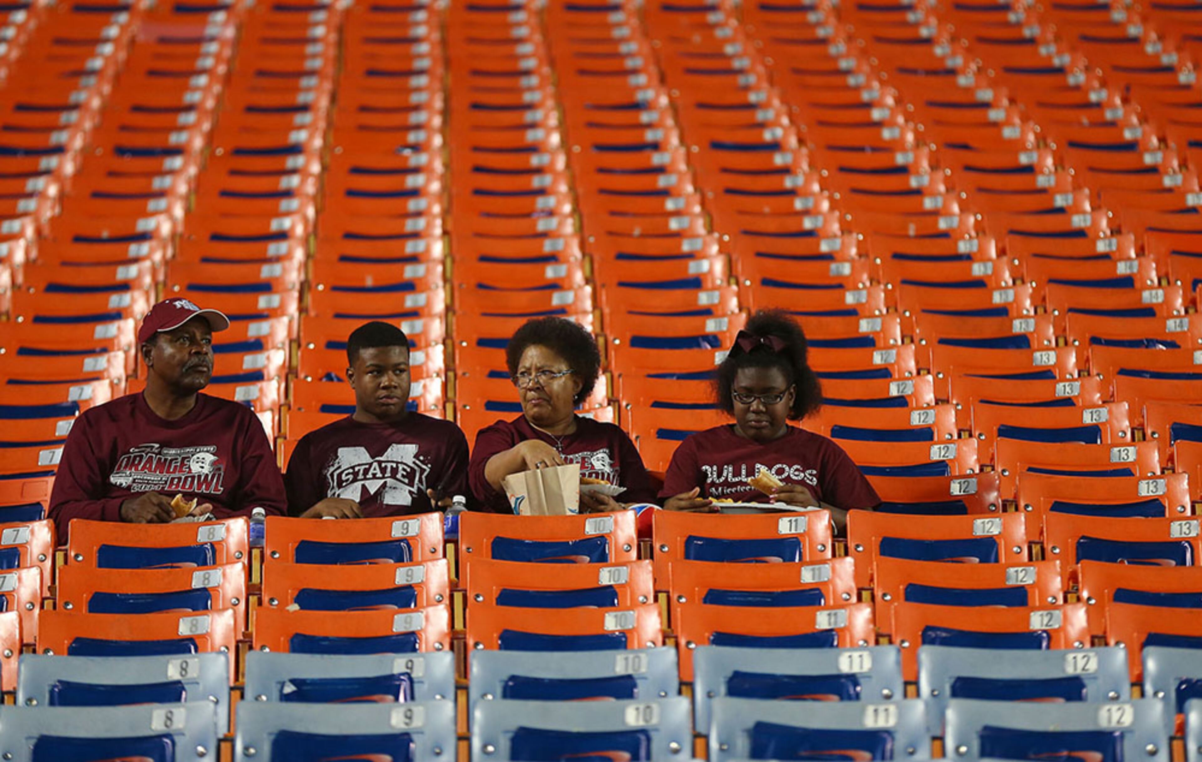 It was a record year in college football with fans congregating for 850 games of FBS play. In total, 37,913,238 fans (an average of 44,603 per game) filled stadiums across the land. As big as that number seems it wasn't a banner year, in fact attendance was down despite more games. Here's a closer look at the crowds in 2014: