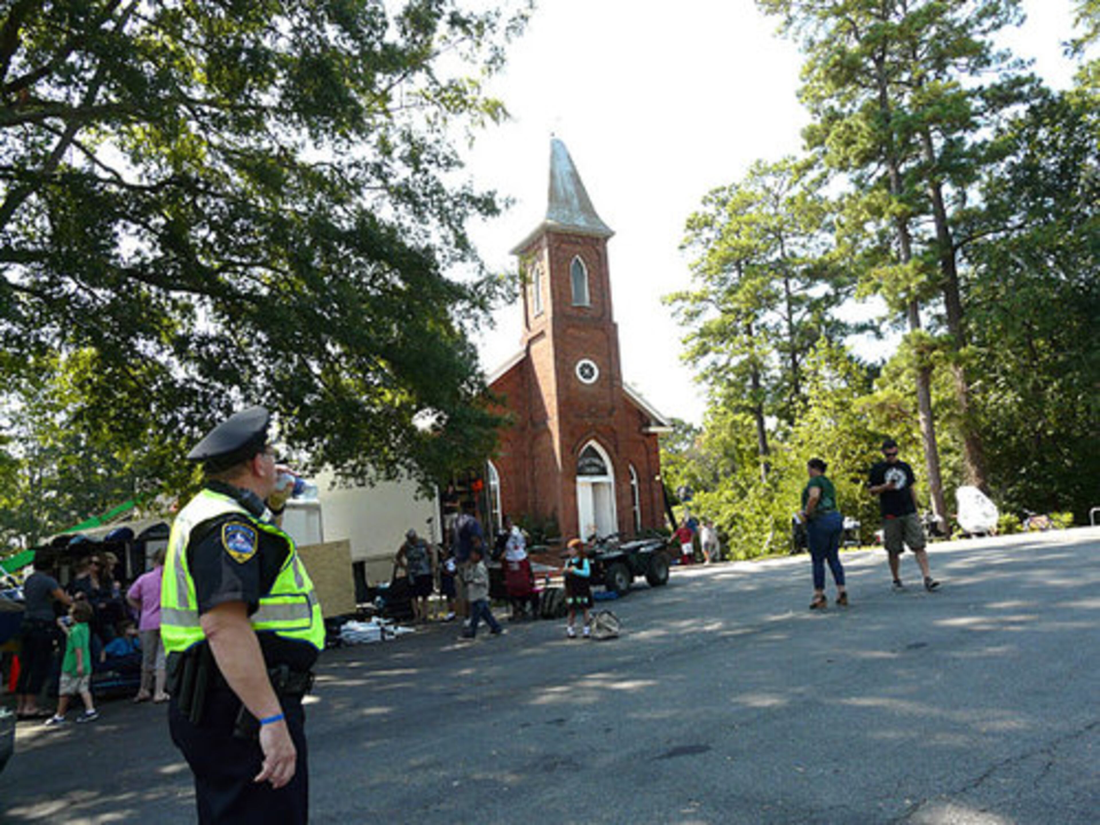 In September, crews set up to film the remake of "Footloose," starring Dennis Quaid, at the old Presbyterian Church in Acworth. The city of 23,000 in northwest Cobb County has been buzzing with recent filming activity.