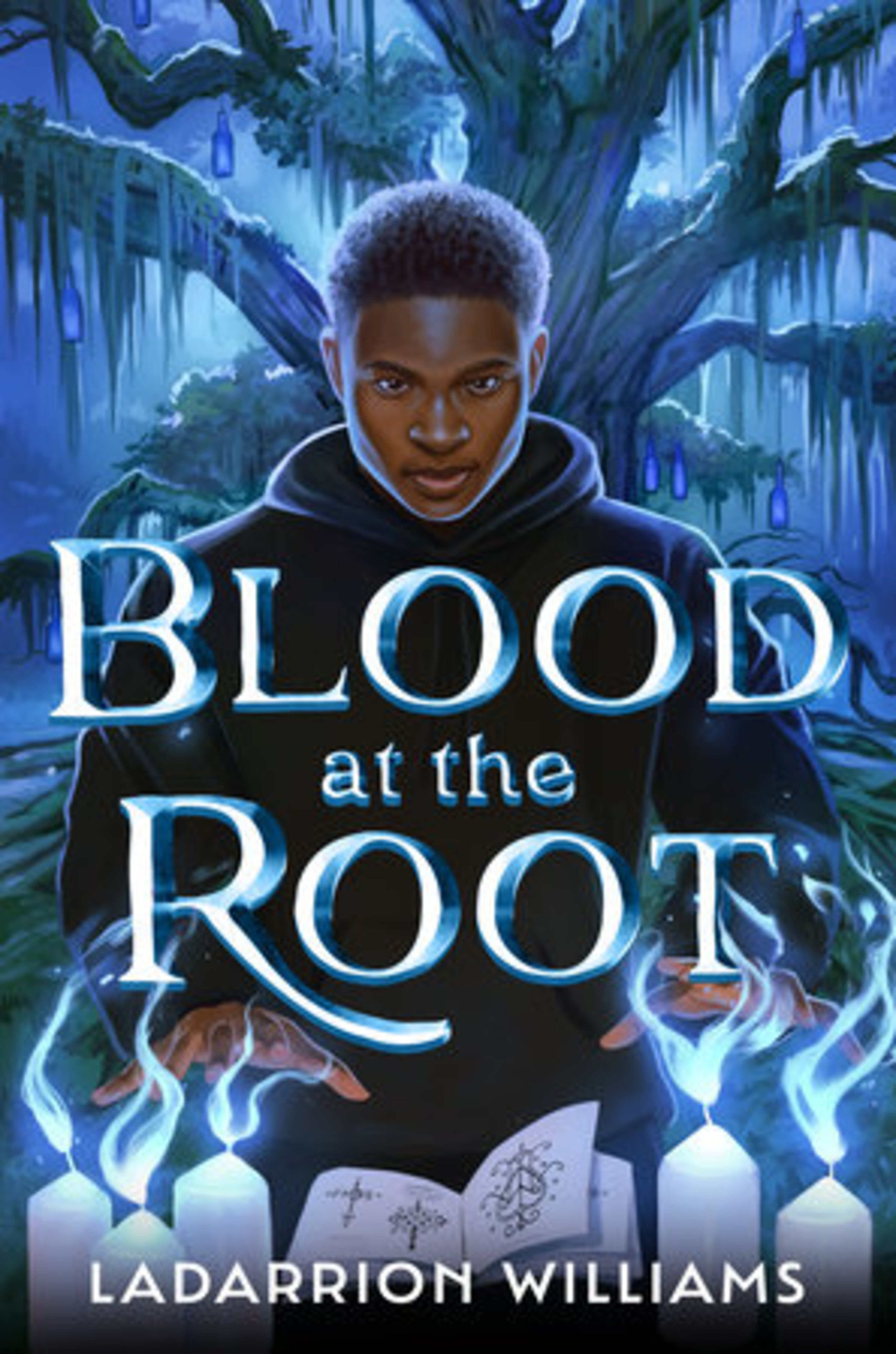 LaDarrion Williams presents, Blood at the Root, a fantasy thriller book following a young teen who finds family in a school for the Black, young and gifted.