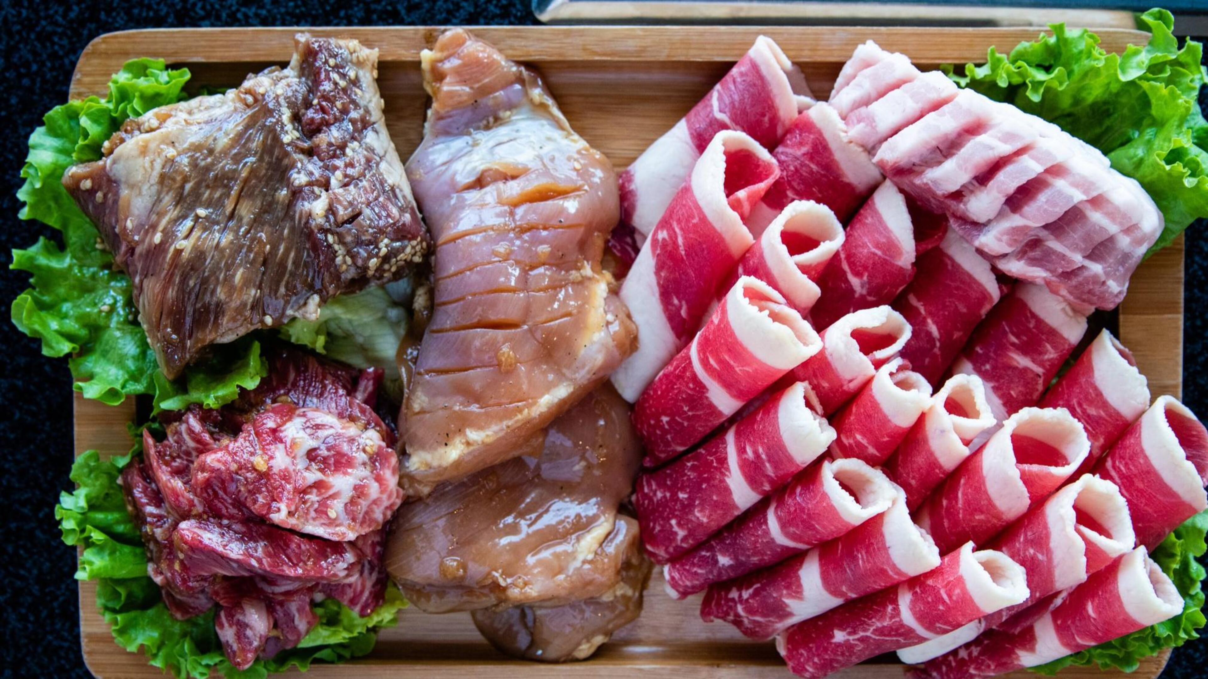 The combo for two at Miss Gogi Korean BBQ includes marinated galbi, seasoned prime steak, beef brisket, pork belly and chicken bulgogi. CONTRIBUTED BY HENRI HOLLIS