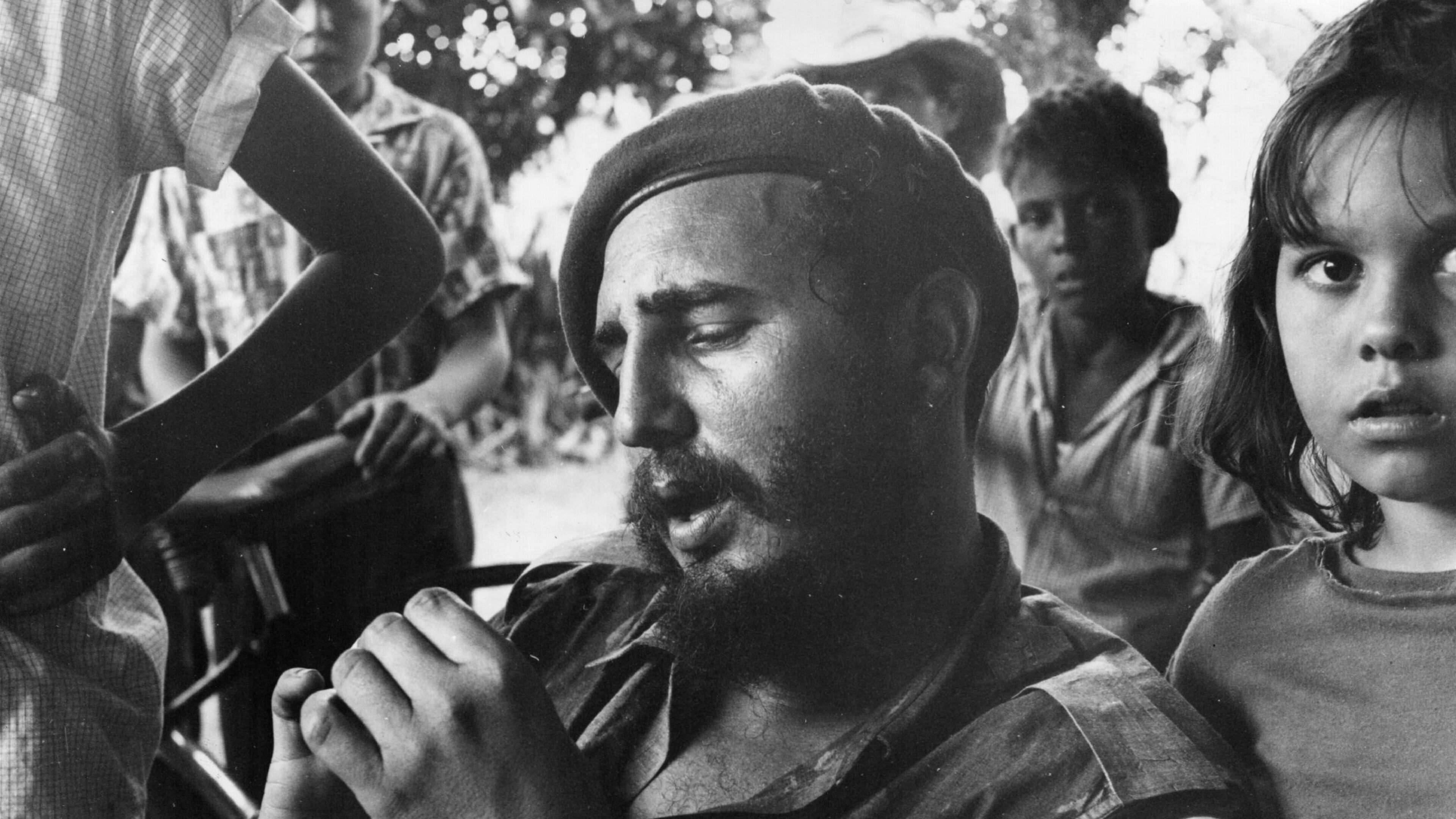 FILE - DECEMBER 17: U.S. President Barack Obama announced that the U.S. will begin normalization of diplomatic relations with Cuba. Cuban revolutionary leader Fidel Castro relaxing at a sugar plantation near Havana, surrounded by children. Original Publication: People Disc - HC0495 (Photo by Elizabeth Frey/Getty Images) "I can wait."