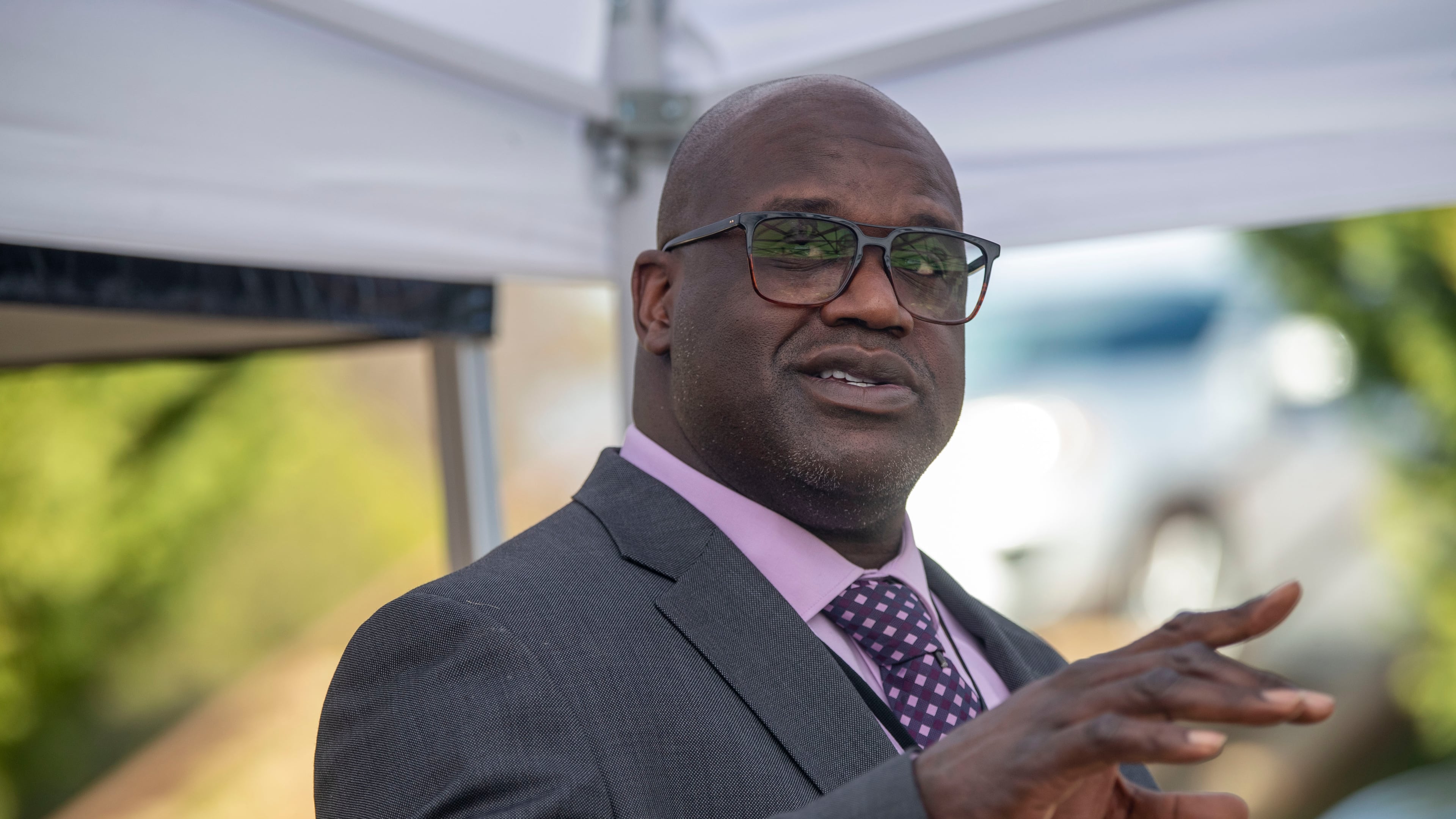 Shaquille O’Neal never received the car he purchased and had modified. Instead, the Lumpkin County Sheriff's Office says it went missing in Atlanta. (AJC 2021)