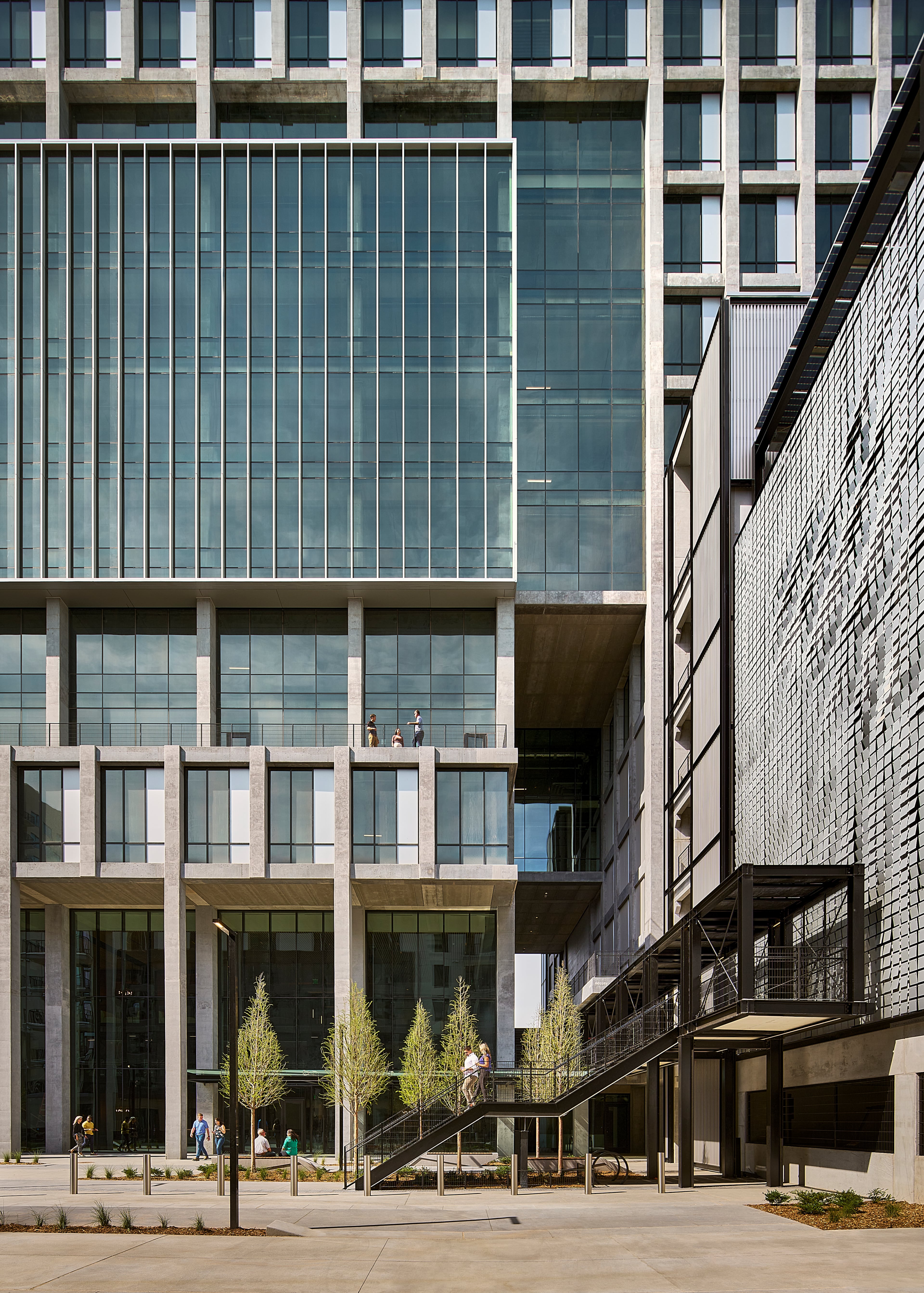 This is a photo of Science Square Labs, a newly completed building at a mixed-use development project near Georgia Tech's campus in Midtown.