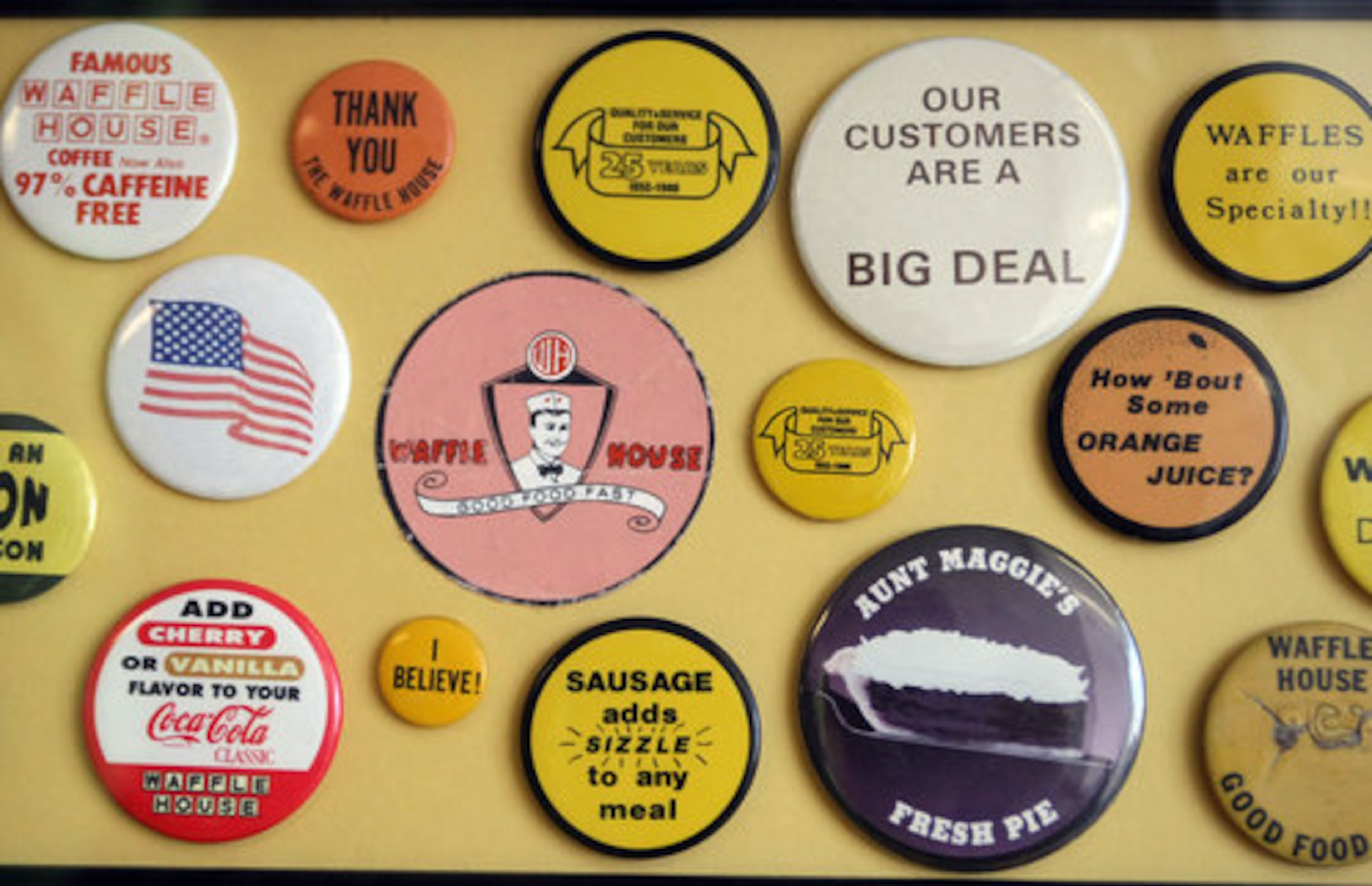 Various memorabilia are on display.