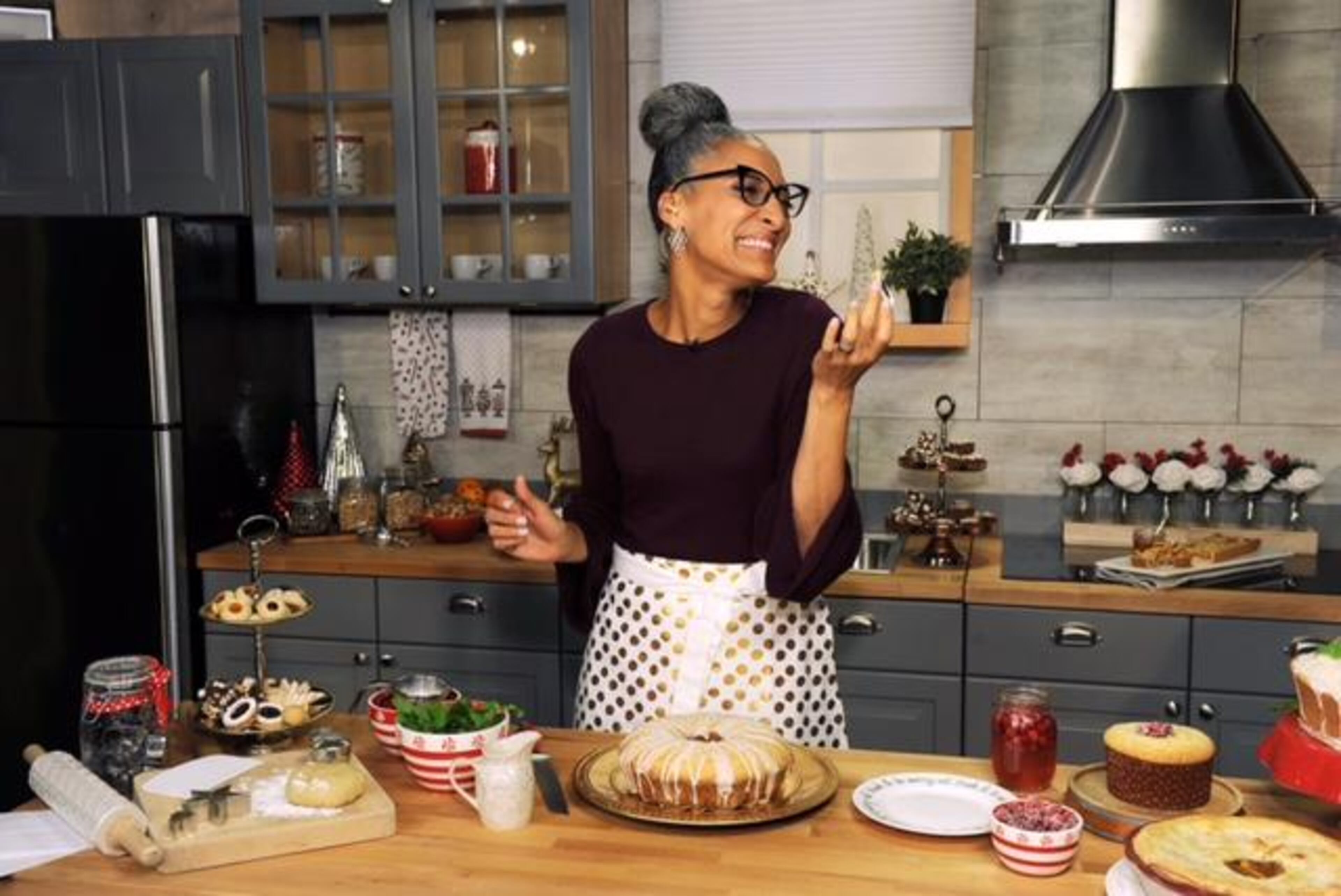 "The Chew" co-host Carla Hall was thrilled to be a part of the "Gift My Gathering" Campaign that treated a metro Atlanta family to a special celebration. Photo: ABC/Paula Lobo