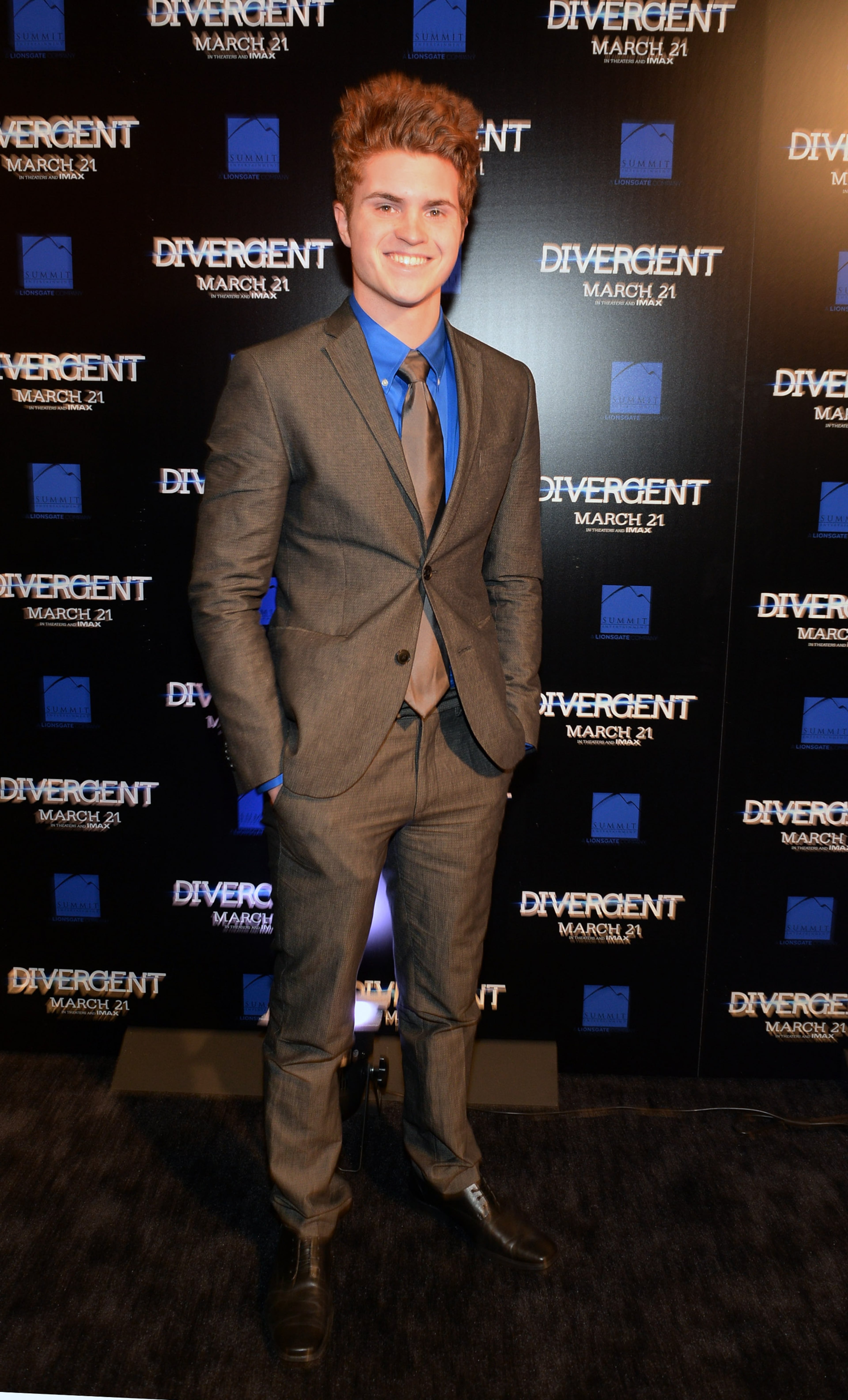 Actor Jake Austin Walker attends a screening of "Divergent" March 3, 2014 at Regal Atlantic Station in Atlanta.