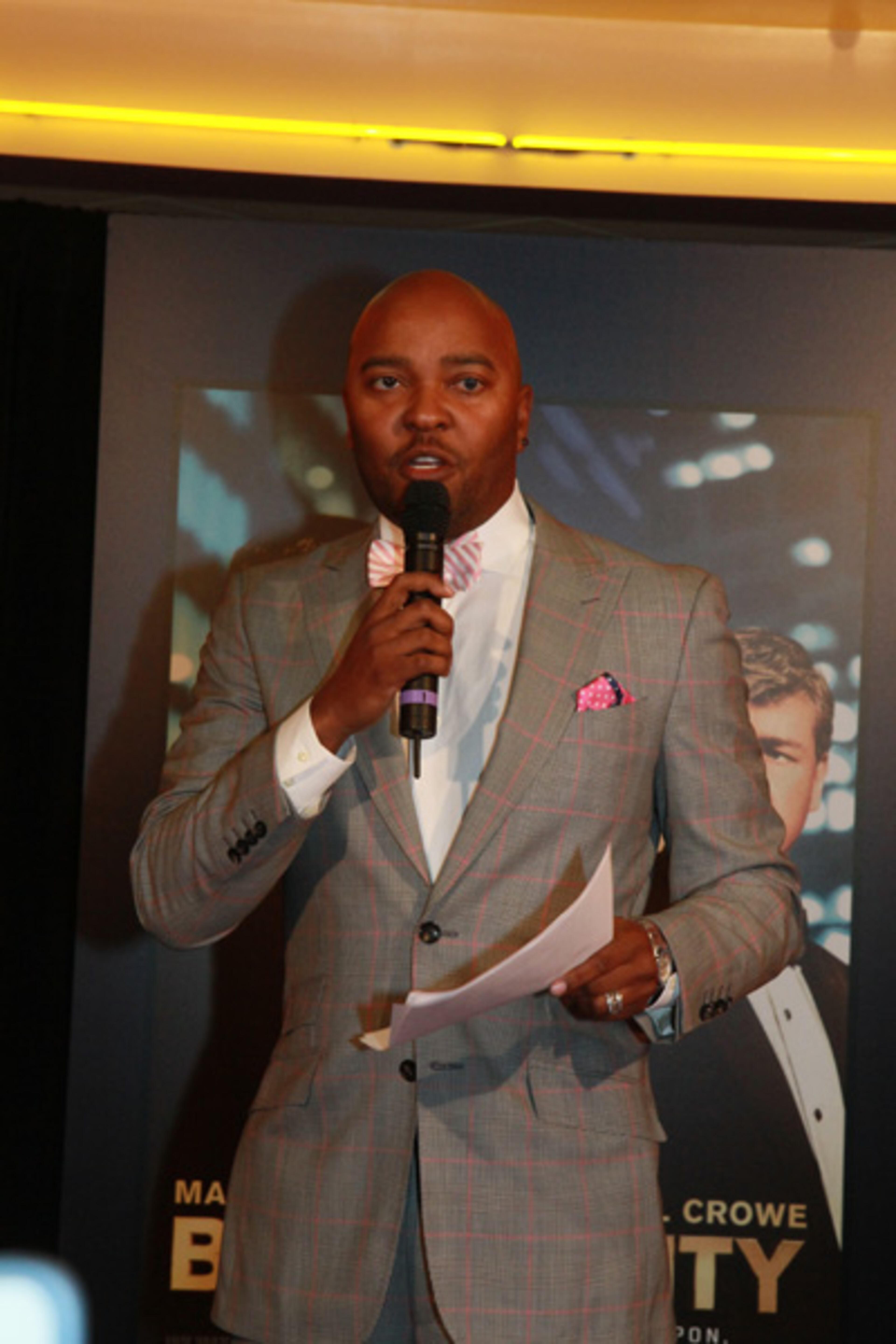 Ryan Cameron from V-103 served as the MC of the event.