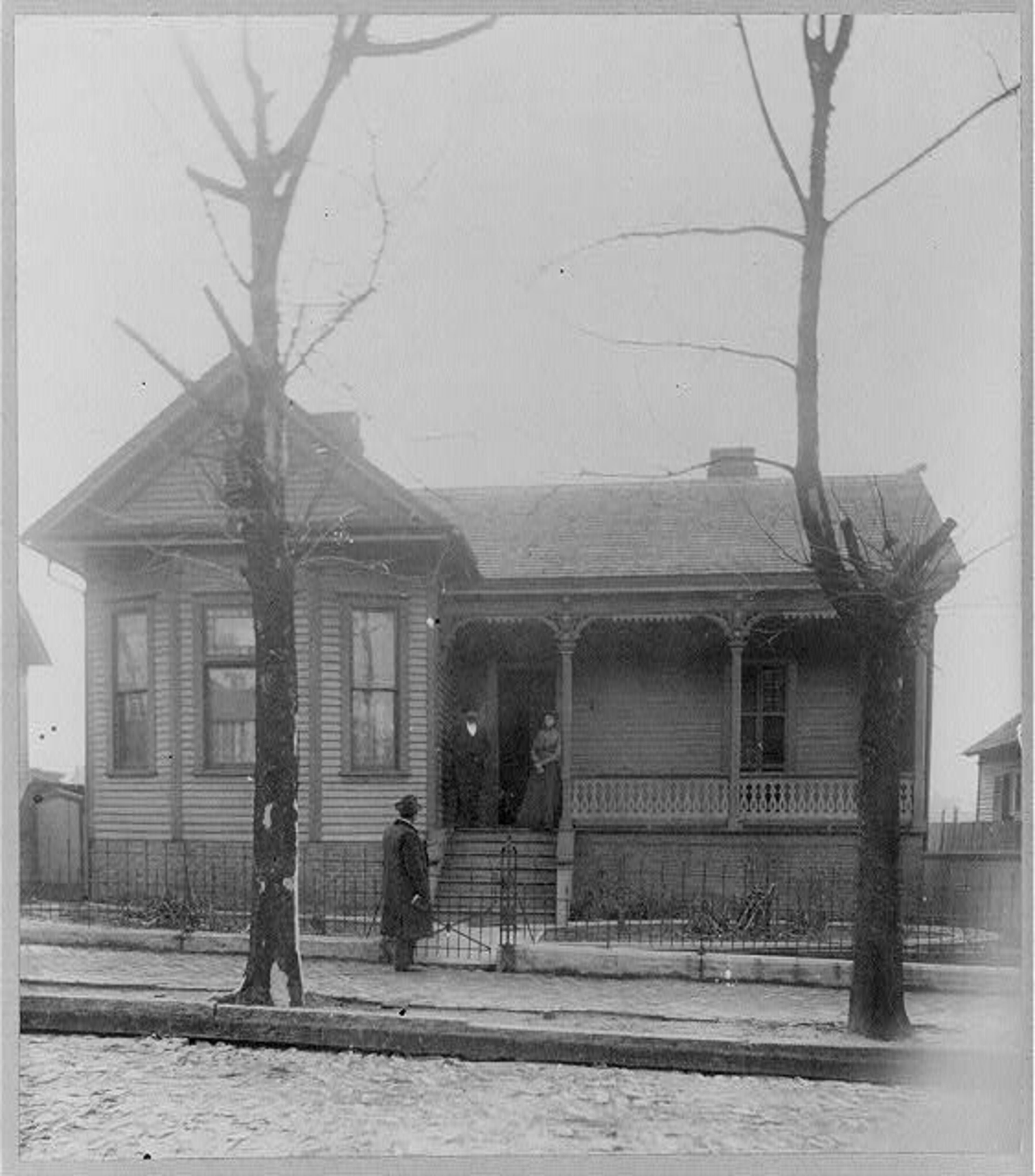 The home of Bishop Lucius Holsey (1842-1920) is shown circa 1899. Holsey grew the Christian Methodist Episcopal Church denomination in Atlanta and around Georgia.