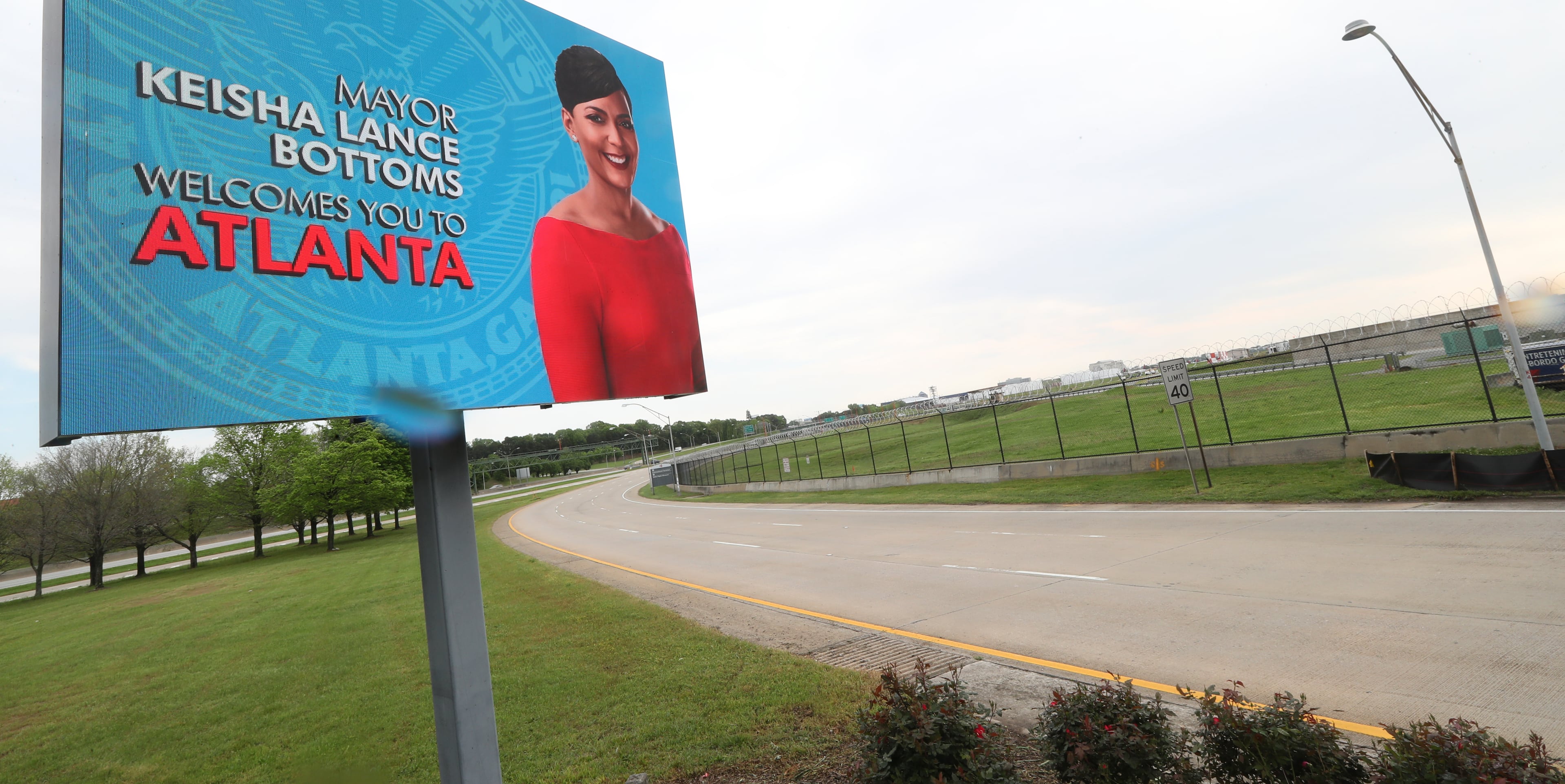 April 9, 2020 Hartsfield-Jackson International Airport: A nearly empty street leaving the airport for Atlanta at Hartsfield-Jackson International Airport on Thursday April 9, 2020. Coronavirus figures (updated April 8, 7pm): Deaths: 369 | Hospitalized: 2,082 | Confirmed cases: 10,189. The AJC is covering the coronavirus outbreak with a focus on what it means to Atlanta and Georgia. JOHN SPINK/JSPINK@AJC.COM