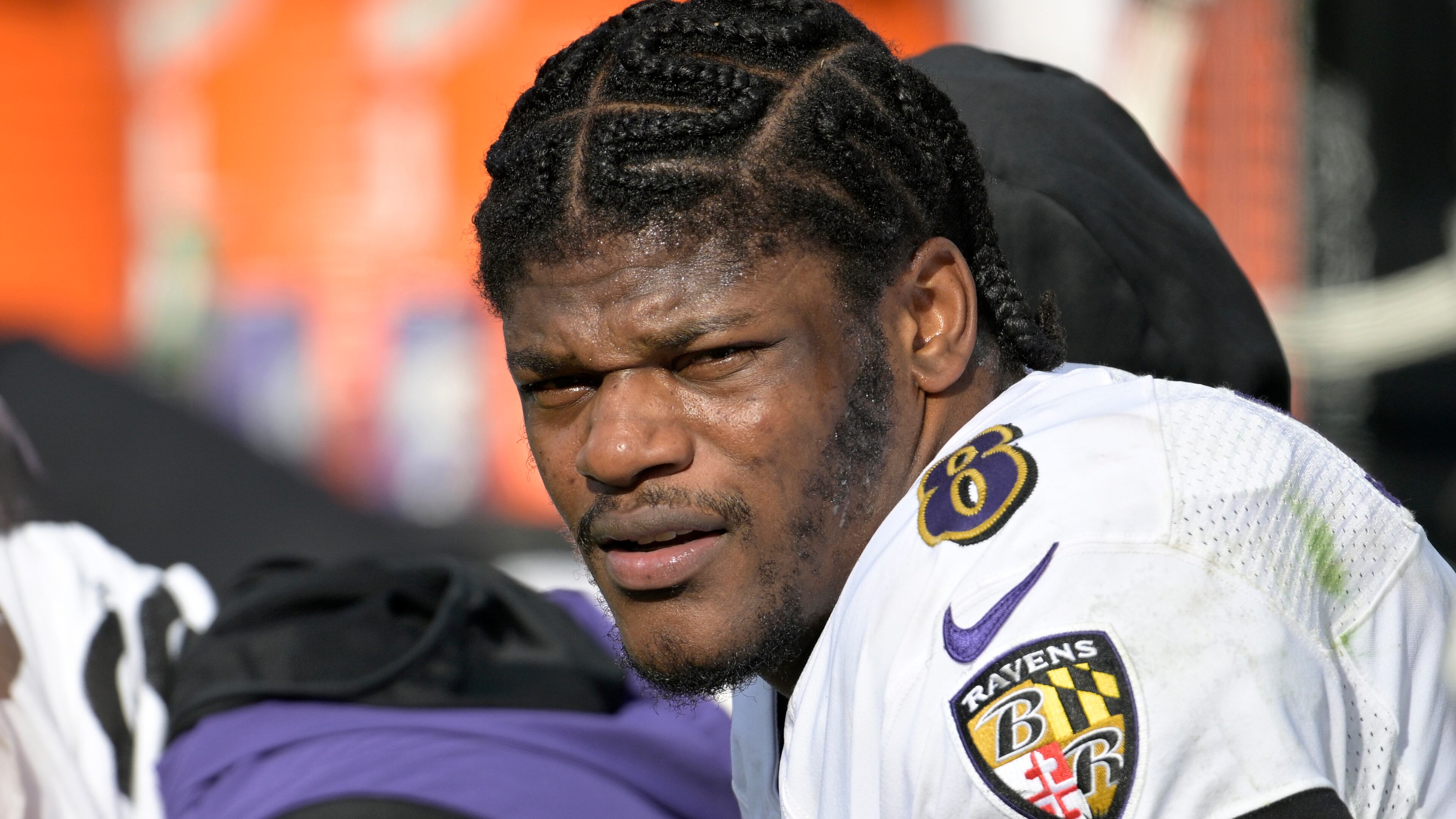 The Falcons haven’t invested much in quarterbacks with general manager Terry Fontenot and coach Arthur Smith. Ravens quarterback Lamar Jackson likely will be available in free agency. (AP Photo/Phelan M. Ebenhack, File)