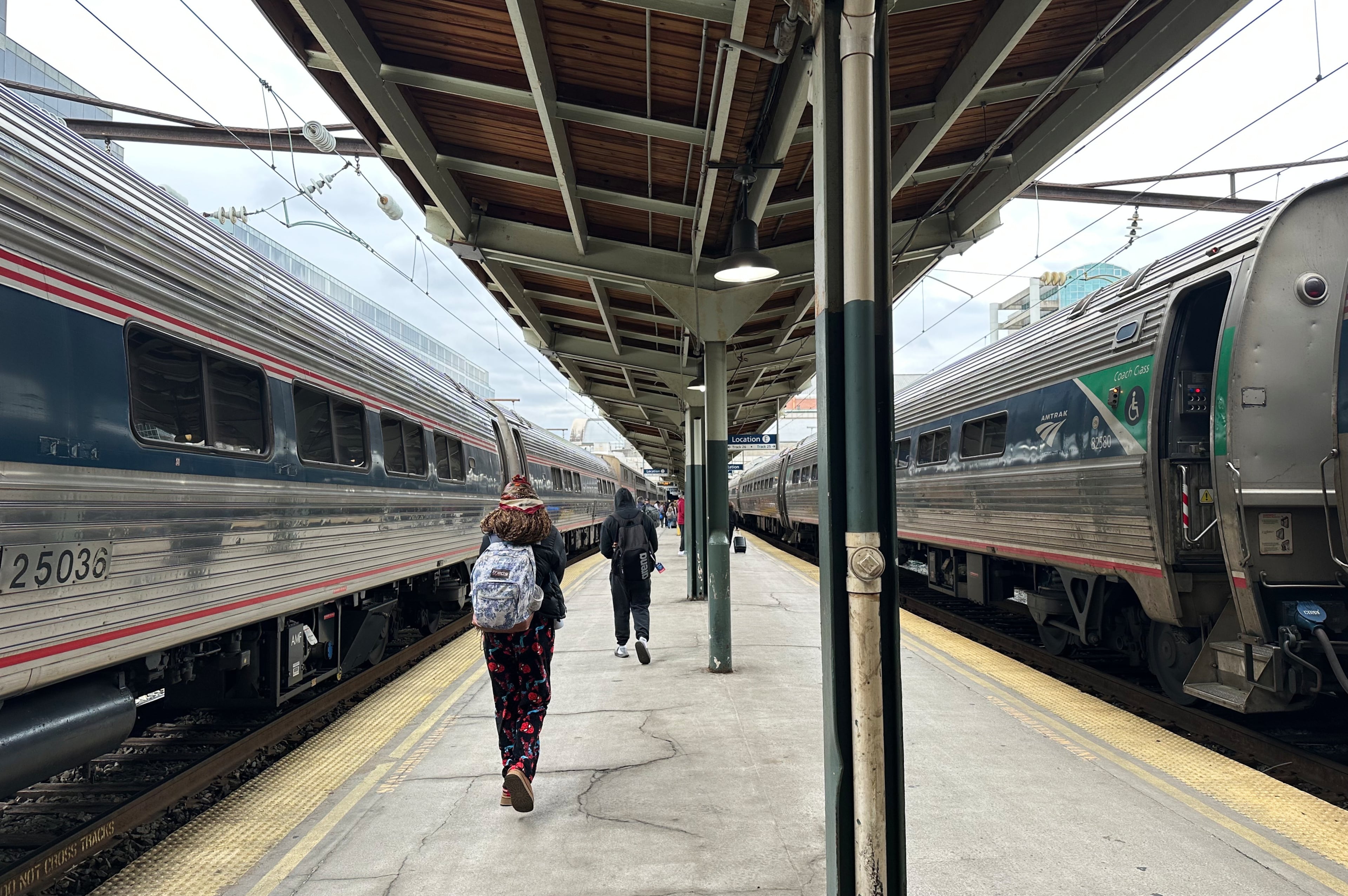 Trump Correspondents Train Security