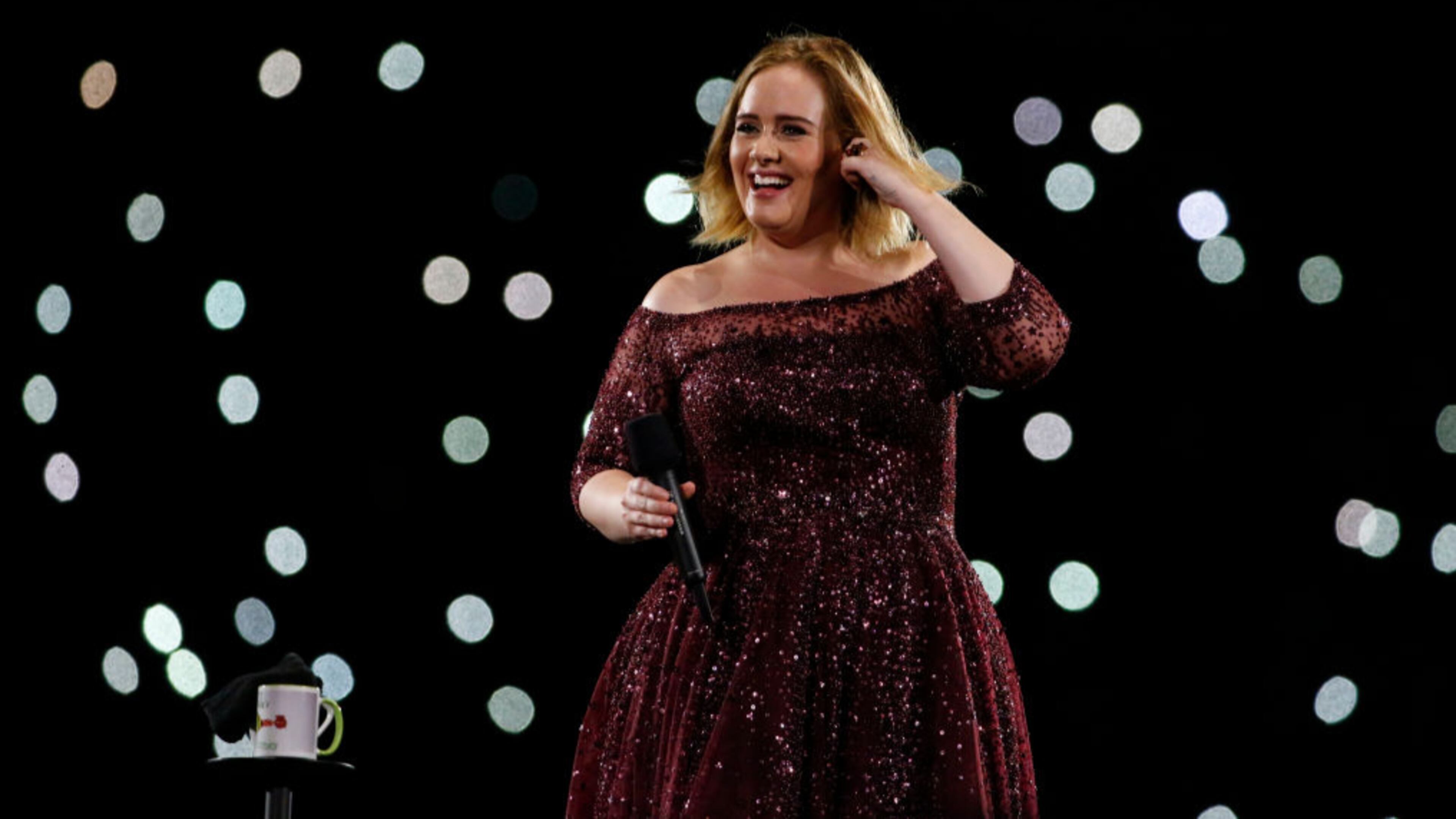 BRISBANE, AUSTRALIA - MARCH 04: Adele performs at The Gabba on March 4, 2017 in Brisbane, Australia. (Photo by Glenn Hunt/Getty Images)