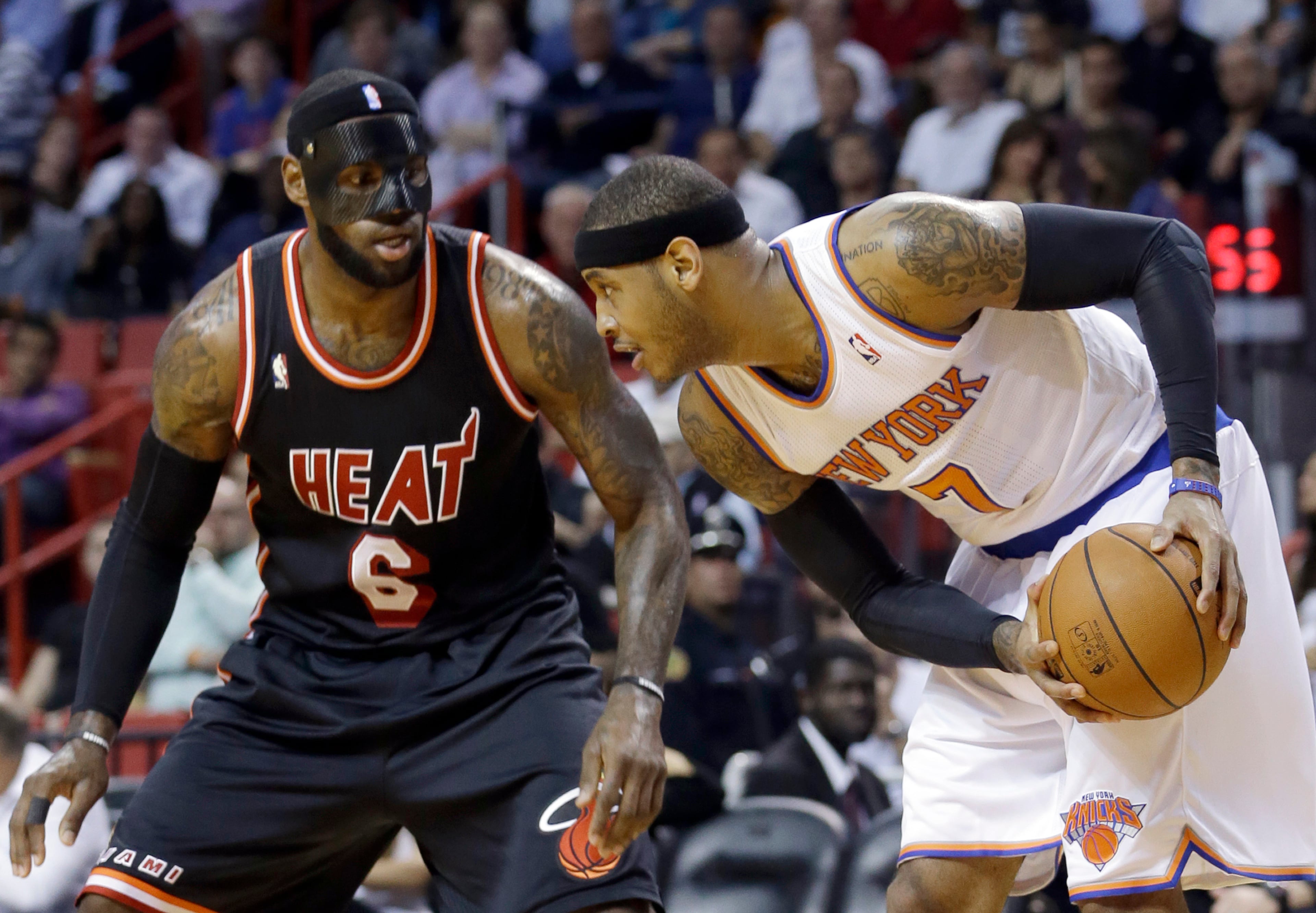 Teammate Dwyane Wade said he warned James the league would give the black mask a thumbs-down. "I told him after Thursday's game, 'You have fun, because it ain't happening the next game,'" Wade said. "It was fun. A lot of attention, a lot of T-shirts are going to be made, a lot of Instagram posts. Now we move on to something else."