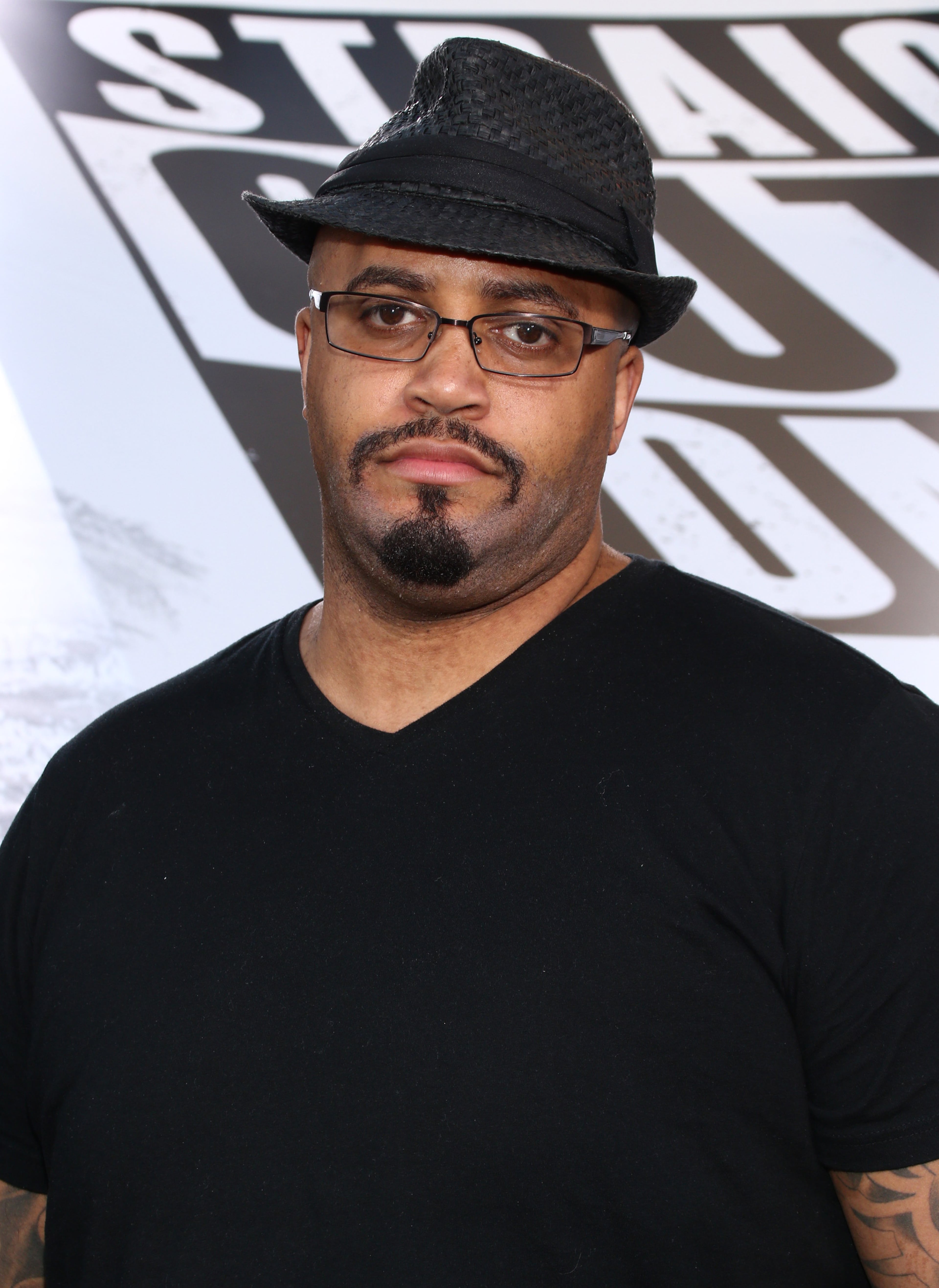 R. Marcos Taylor arrives at the Los Angeles premiere of "Straight Outta Compton" at the Microsoft Theater on Monday, Aug. 10, 2015. (Photo by John Salangsang/Invision/AP)