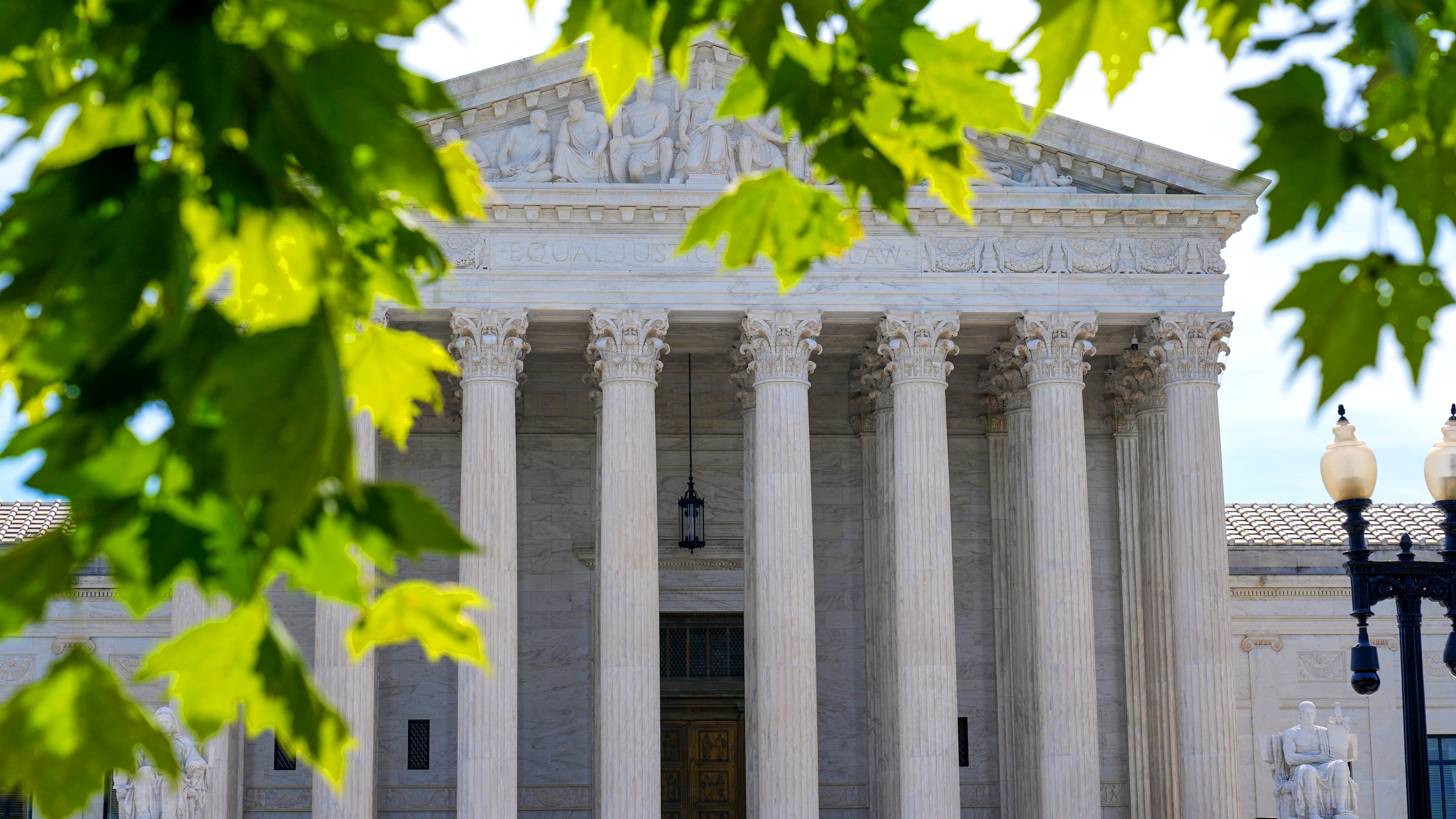 FILE - The U.S. Supreme Court is seen, June 5, 2026, in Washington. (AP Photo/Mariam Zuhaib, File)