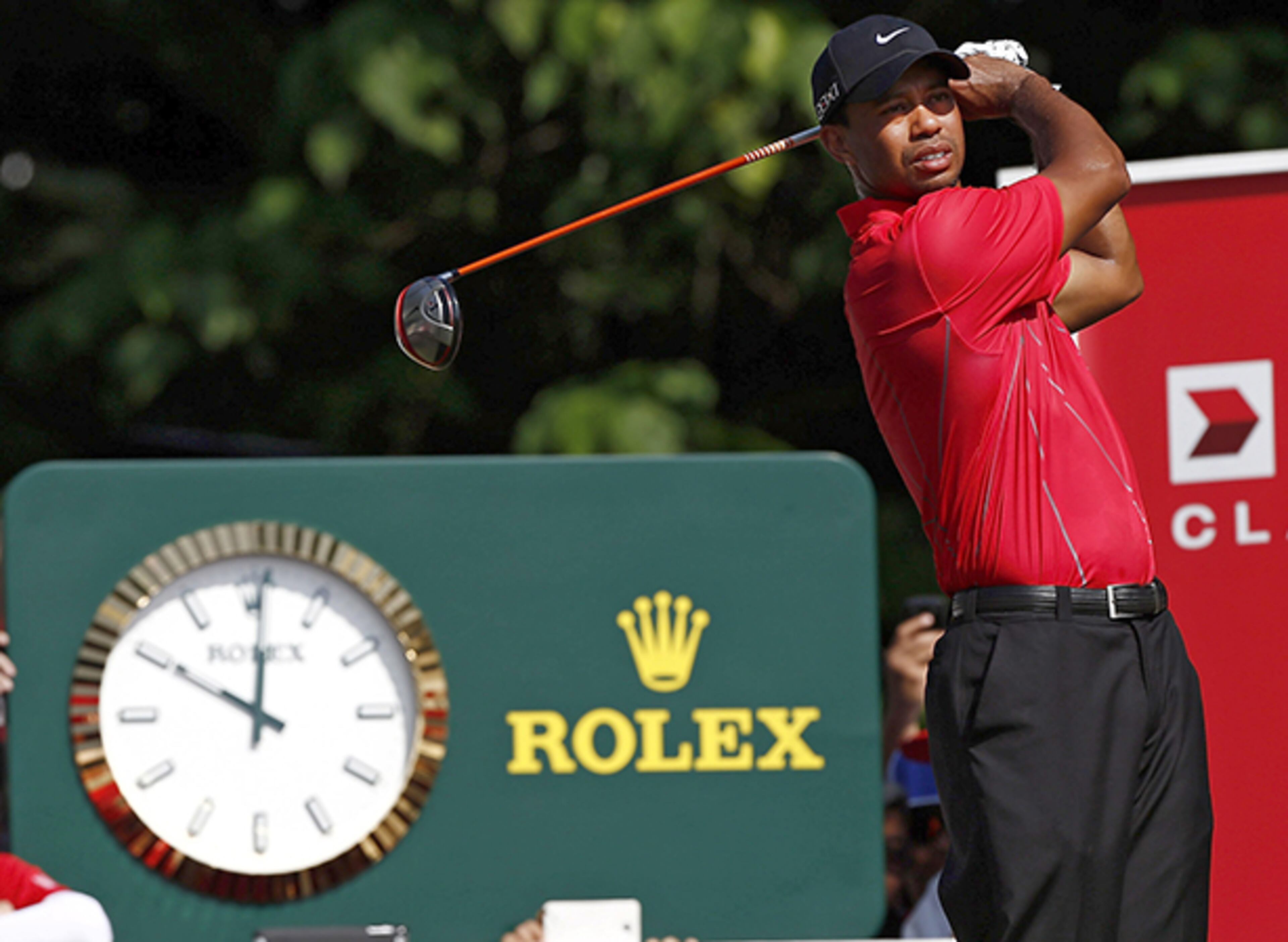 Tiger Woods signed a deal with watchmaker Rolex after his relationship with rival Tag Heuer expired following the scandal.