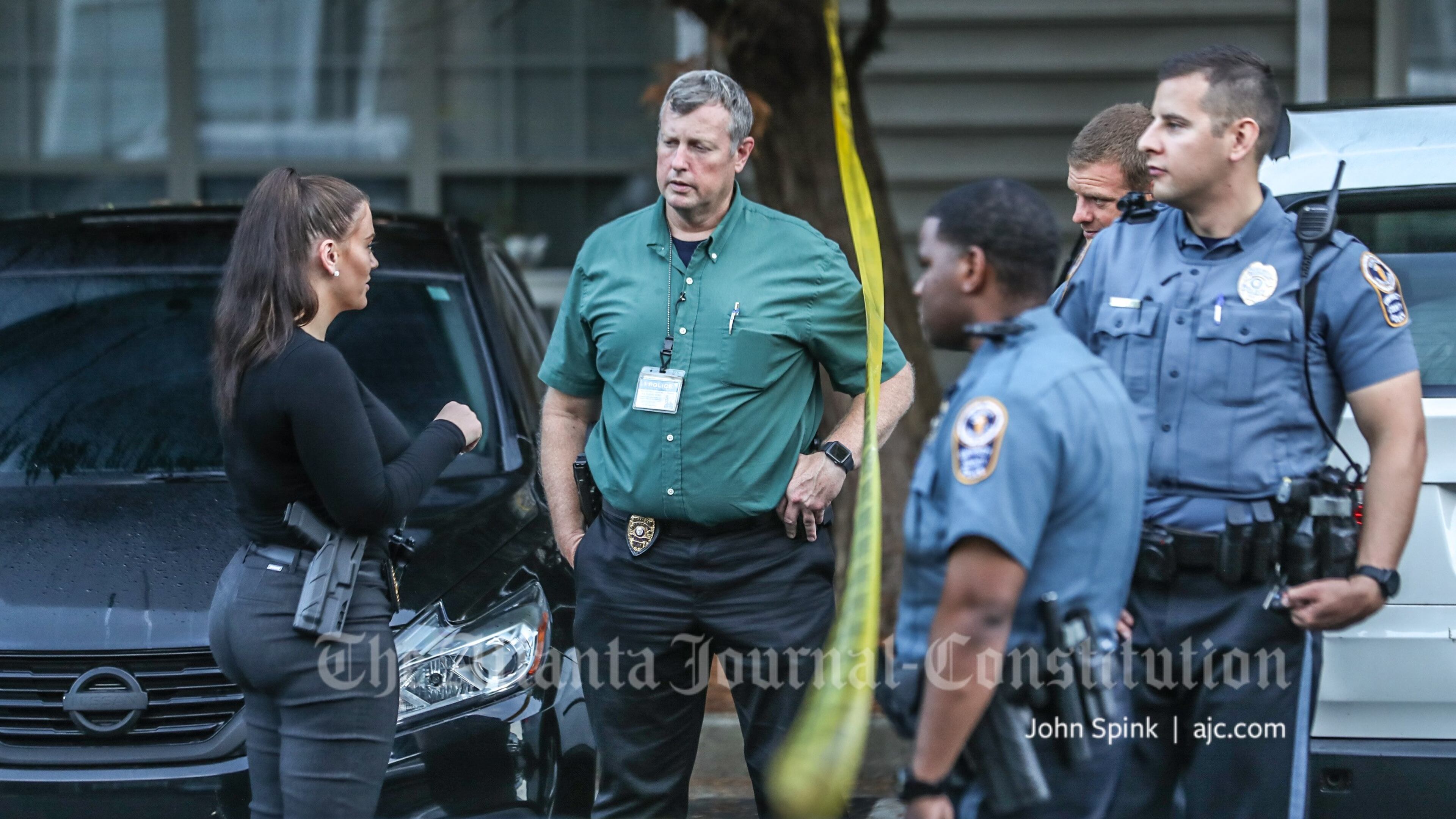 Gwinnett police are investigating all possible motives after a double shooting left a man dead and a teen injured Thursday at the Durant Sugarloaf Apartments near Lawrenceville.