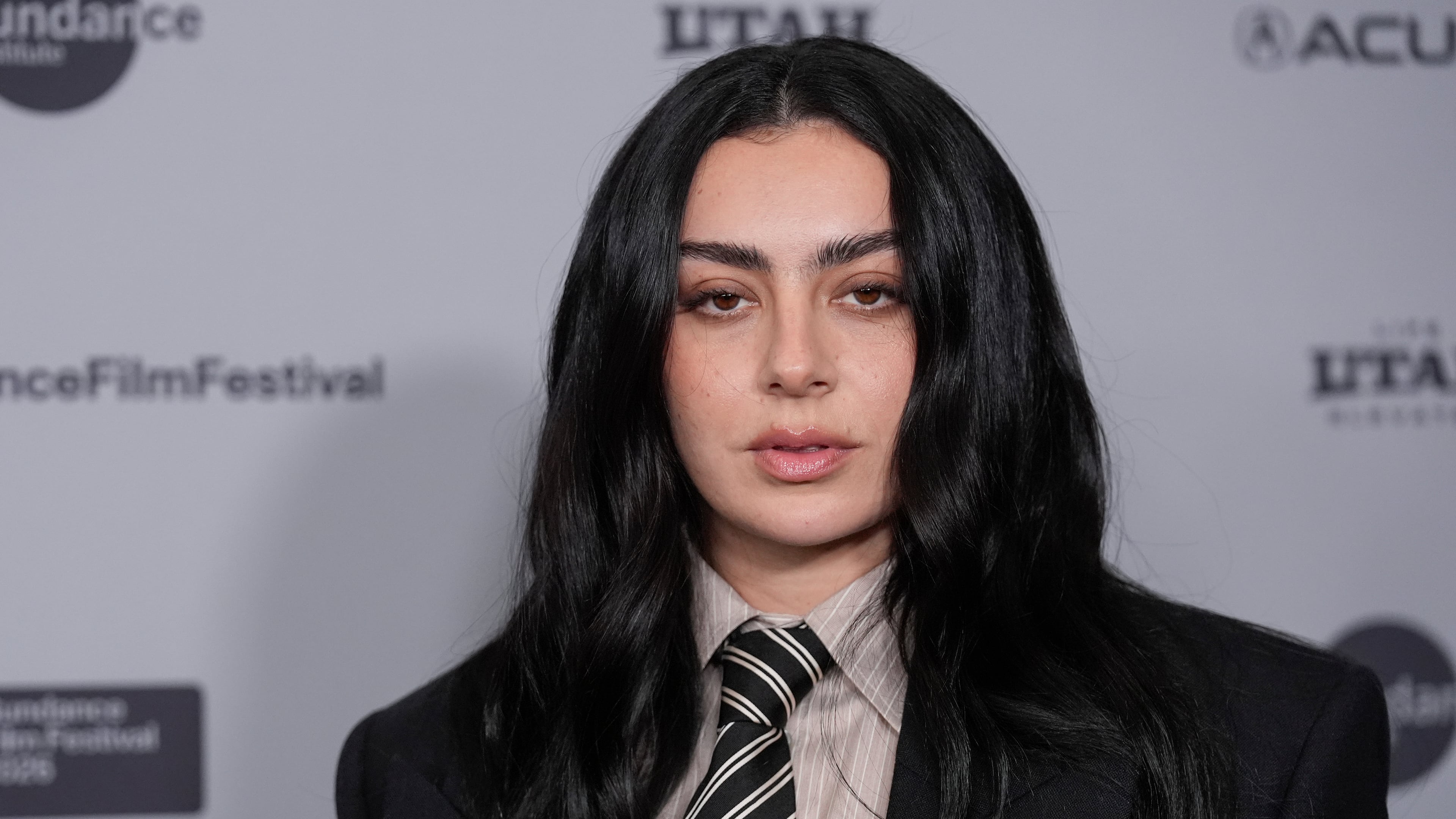 Charli xcx attends the premiere of "The Moment" during the Sundance Film Festival on Friday, Jan. 23, 2026, at Eccles Center in Park City, Utah. (AP Photo/Chris Pizzello)