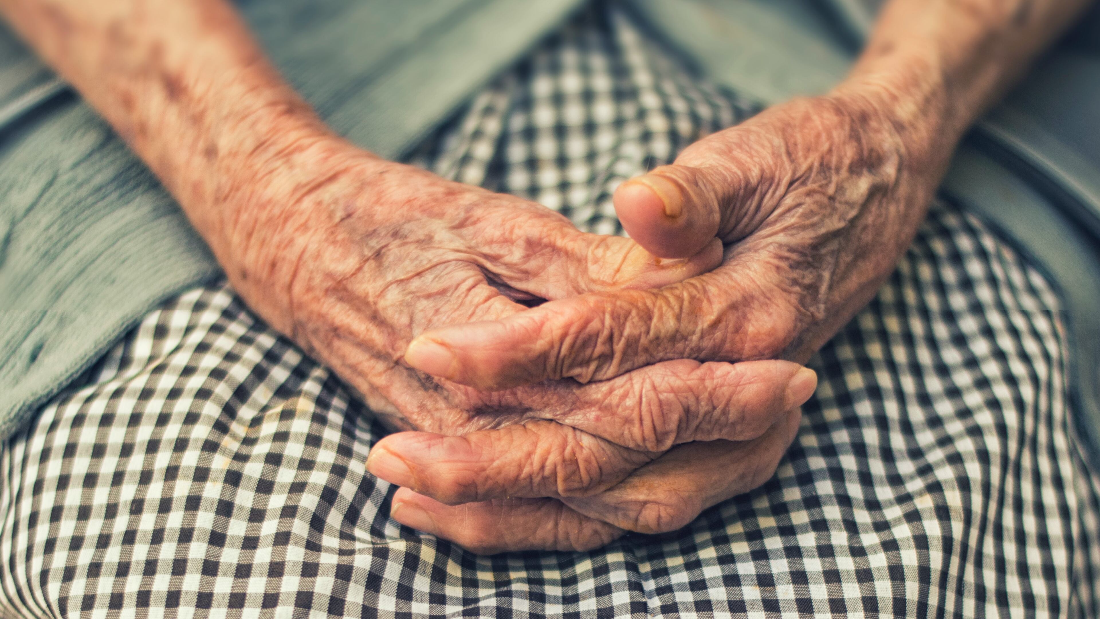 A Georgia assisted living facility set up a “hugging booth” erected outside the building Wednesday, Aug. 26.