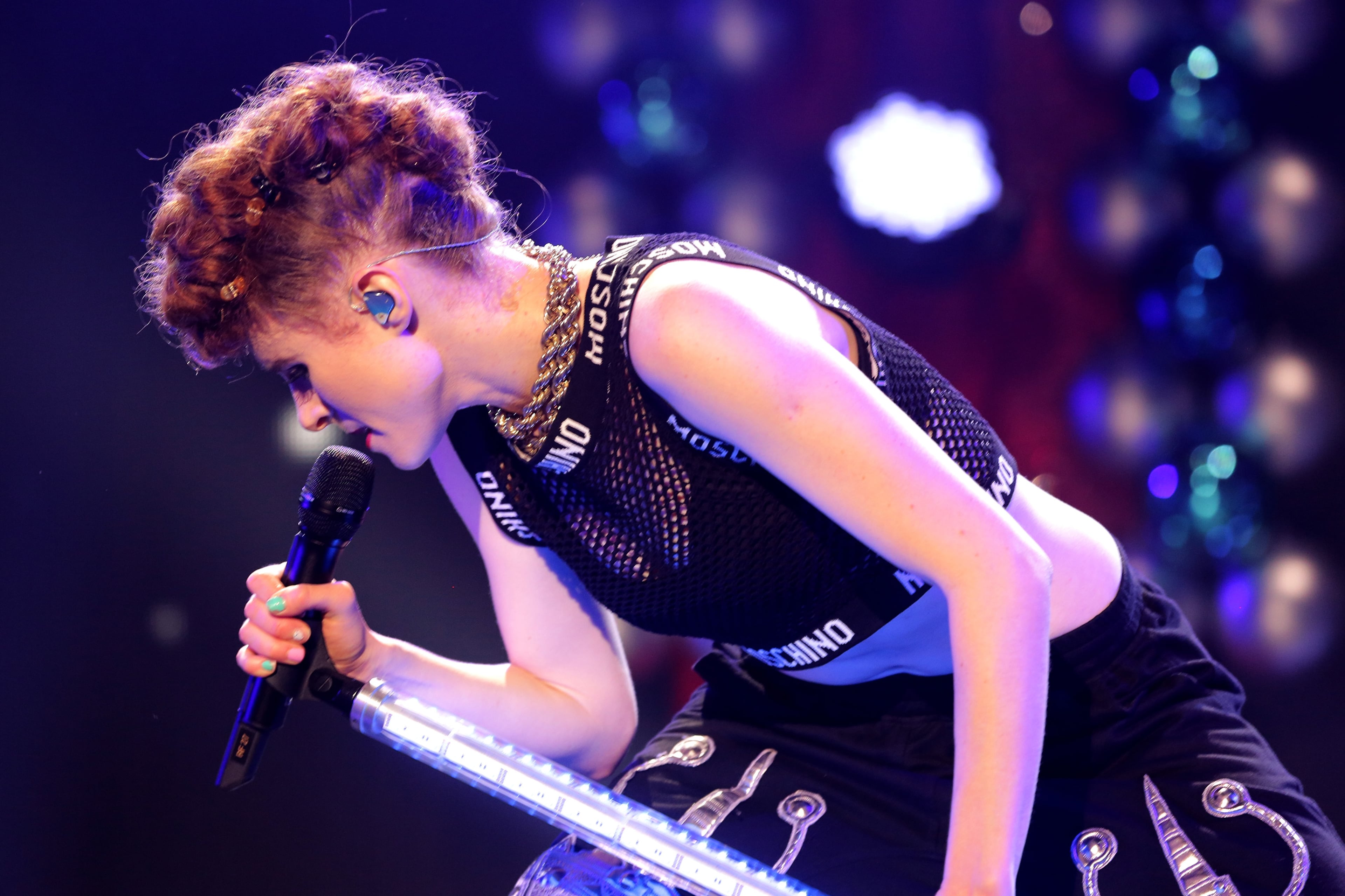 XXX performs onstage during 93.3 FLZs Jingle Ball 2014 at Amalie Arena on December 22, 2014 in Tampa, Florida. Kiesza also made the rounds at radio station concerts this past holiday season. Photo: Getty Images.